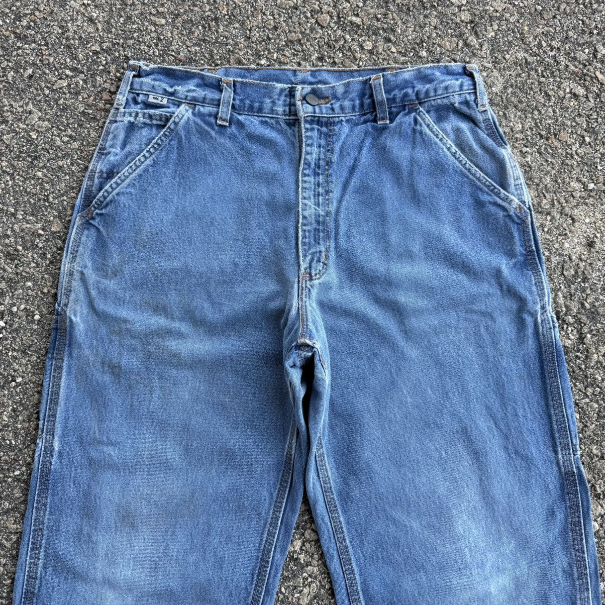 Carhartt VINTAGE CARHARRT STRAIGHT FADED CARGO PANTS Size US 34 / EU 50 - 3 Thumbnail