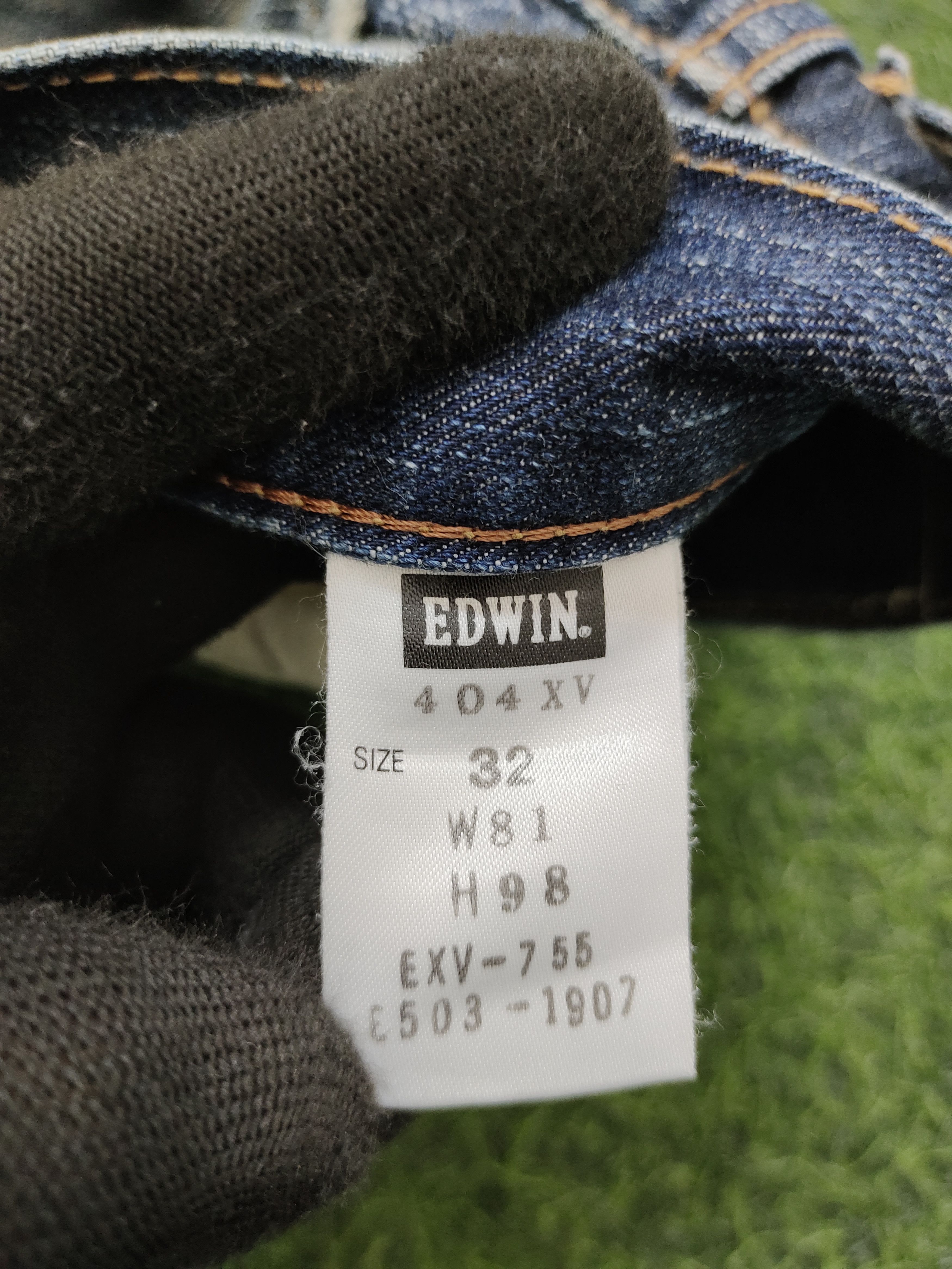 If Six Was Nine Vintage 90s Edwin Xv Distress Faded Clawmark Denim Jeans Size US 32 / EU 48 - 12 Thumbnail