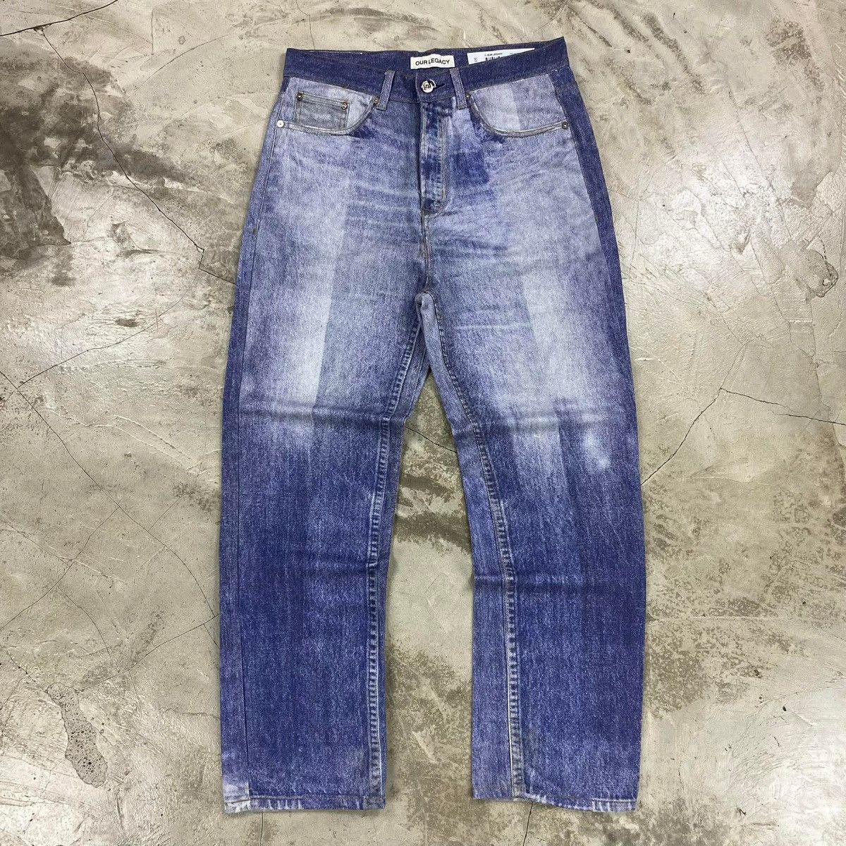 Our Legacy ‘Third Cut’ Digital Denim Print Pants Size US 31 - 5 Thumbnail