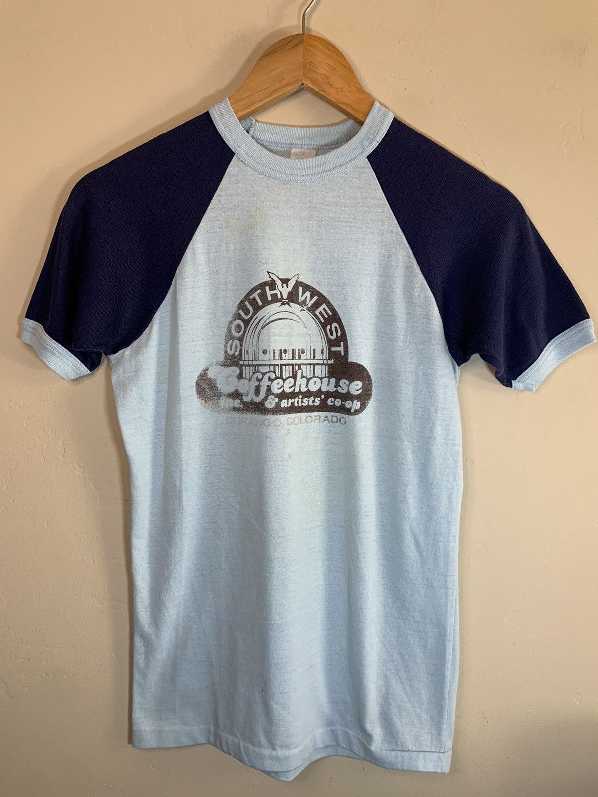 Vintage *RARE* Vintage 60s Southwest Coffeehouse Artists Co-Op Shirt Size US S / EU 44-46 / 1 - 1 Thumbnail