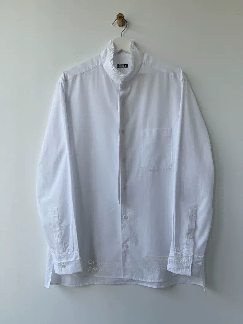 Yohji Yamamoto Yohji Yamamoto 22AW Yohji Yamamoto Palace Collar Shirt Size US L / EU 52-54 / 3 - 1 Thumbnail