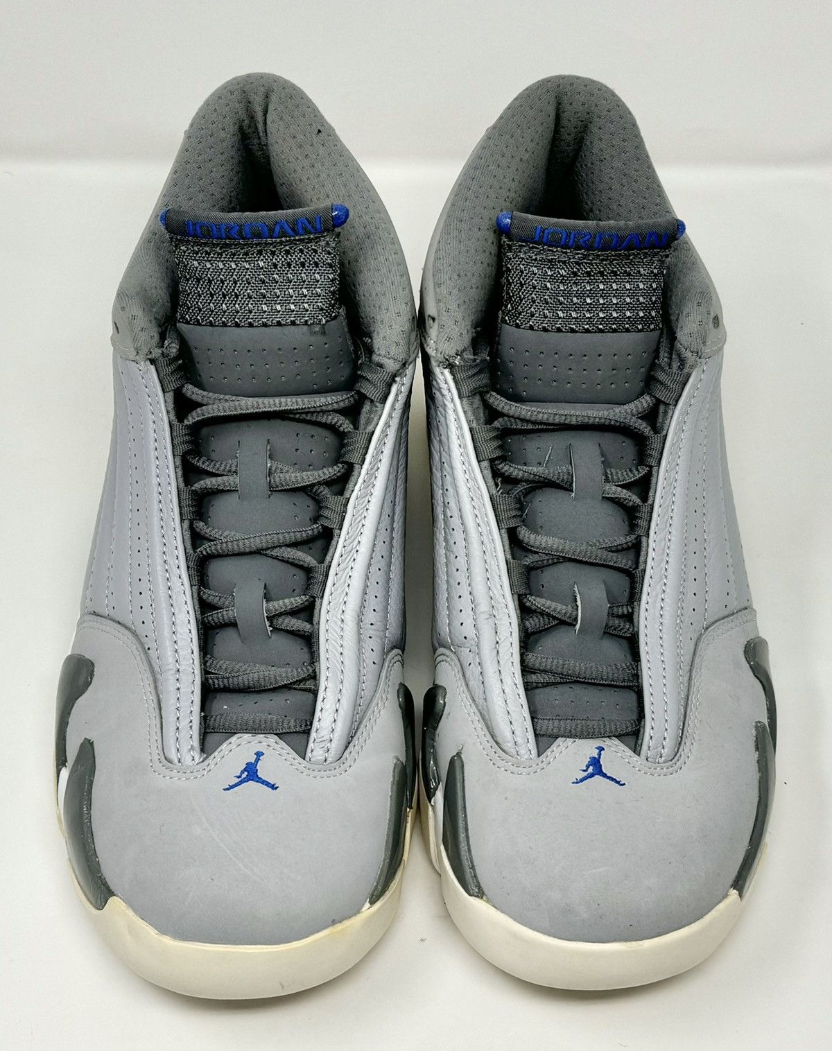 Jordan Brand × Nike Nike Air Jordan XIV 14 Wolf Grey 2014 Retro size 9 Size US 9 / EU 42 - 3 Thumbnail