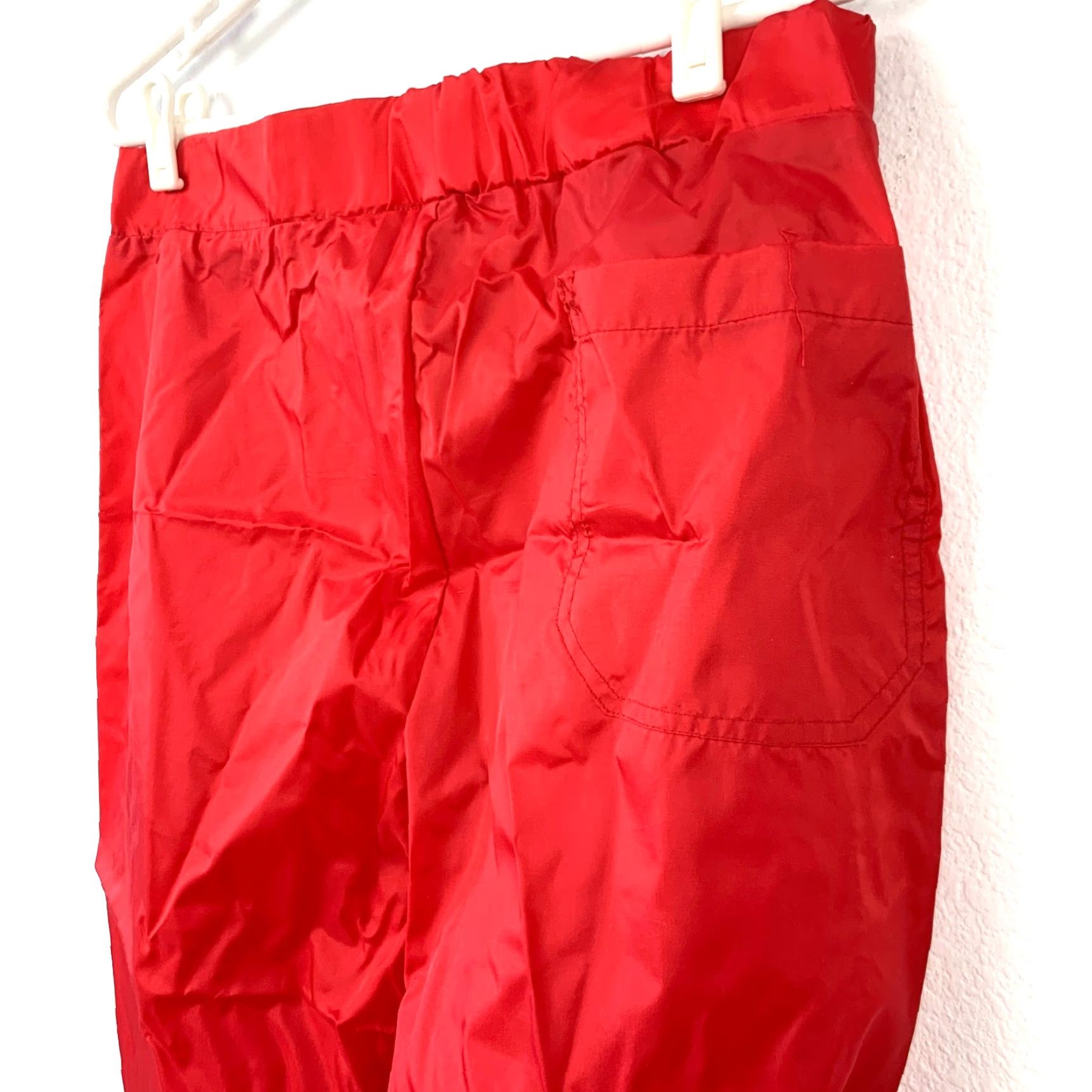 Champion VINTAGE Champion Windbreaker Red Nylon Track Suit Set Shirt Pants XL Mens 70s 2 Piece Track Jacket Track Pants Nylon Zipper Athletic Activewear Size US XL / EU 56 / 4 - 8 Thumbnail