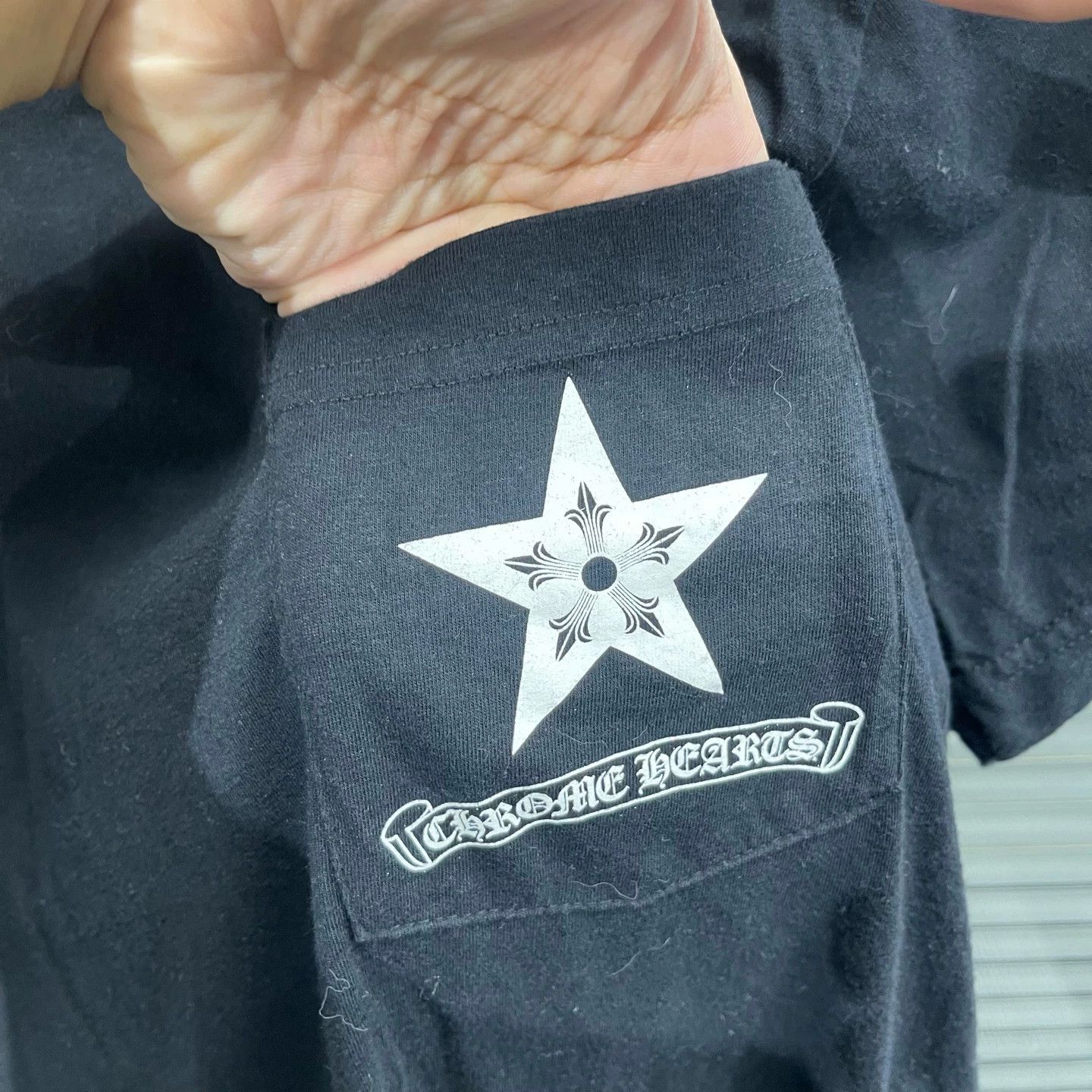 Chrome Hearts Chrome Hearts Pentagram Sanskrit Black Short Sleeve S Size S / US 4 / IT 40 - 4 Thumbnail