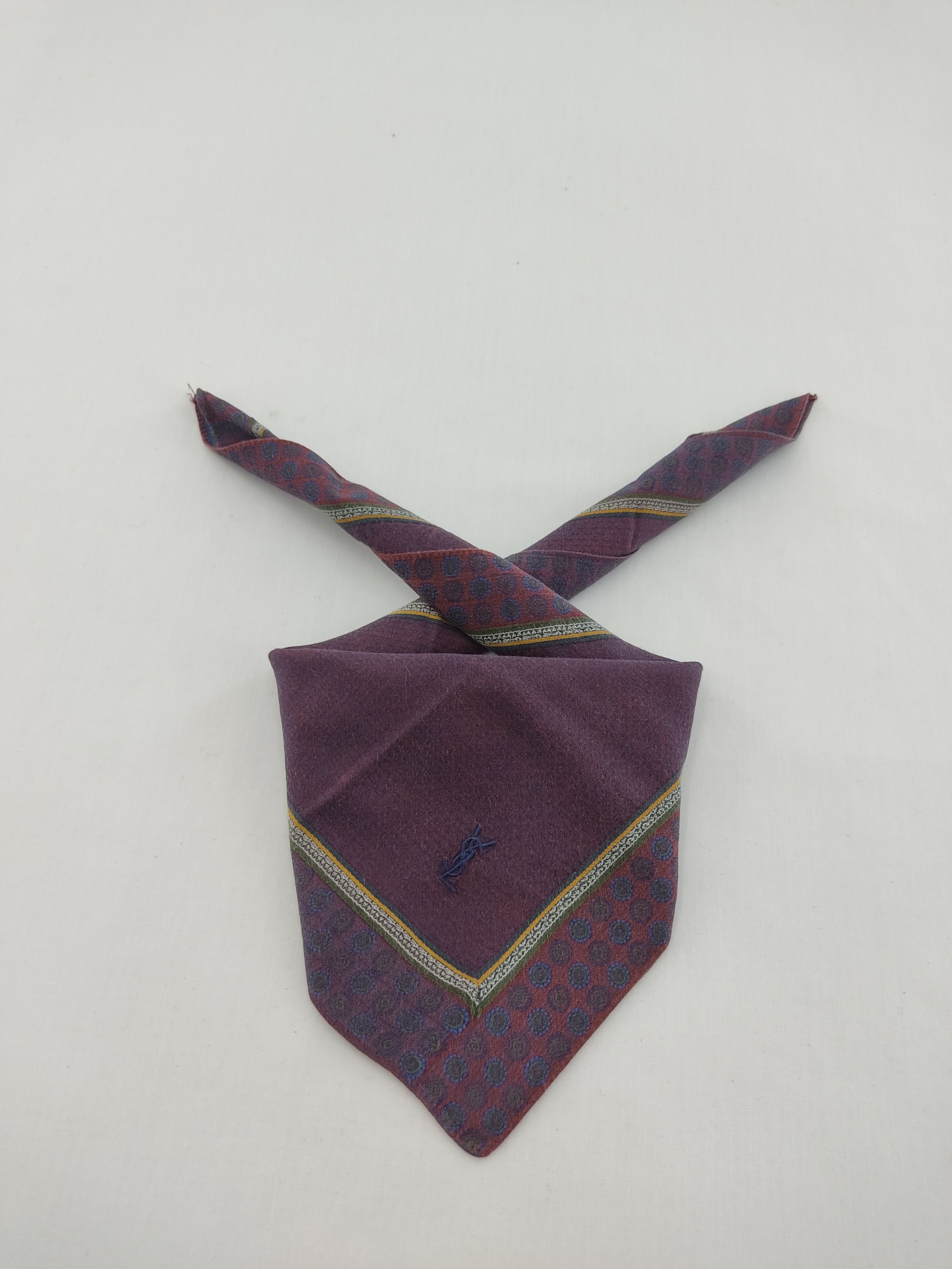 Vintage × Yves Saint Laurent Vintage Yves Saint Laurent Handkerchief / Neckwear / Bandana Size ONE SIZE - 1 Thumbnail