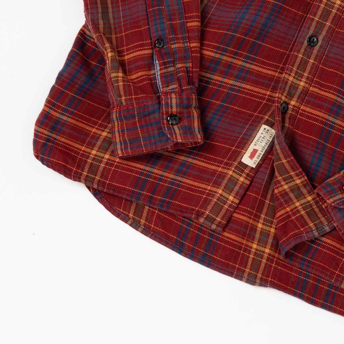 Levi's Levis Mens Regular Fit Flannel Shirt Plaid Check Button Up Size US S / EU 44-46 / 1 - 4 Thumbnail