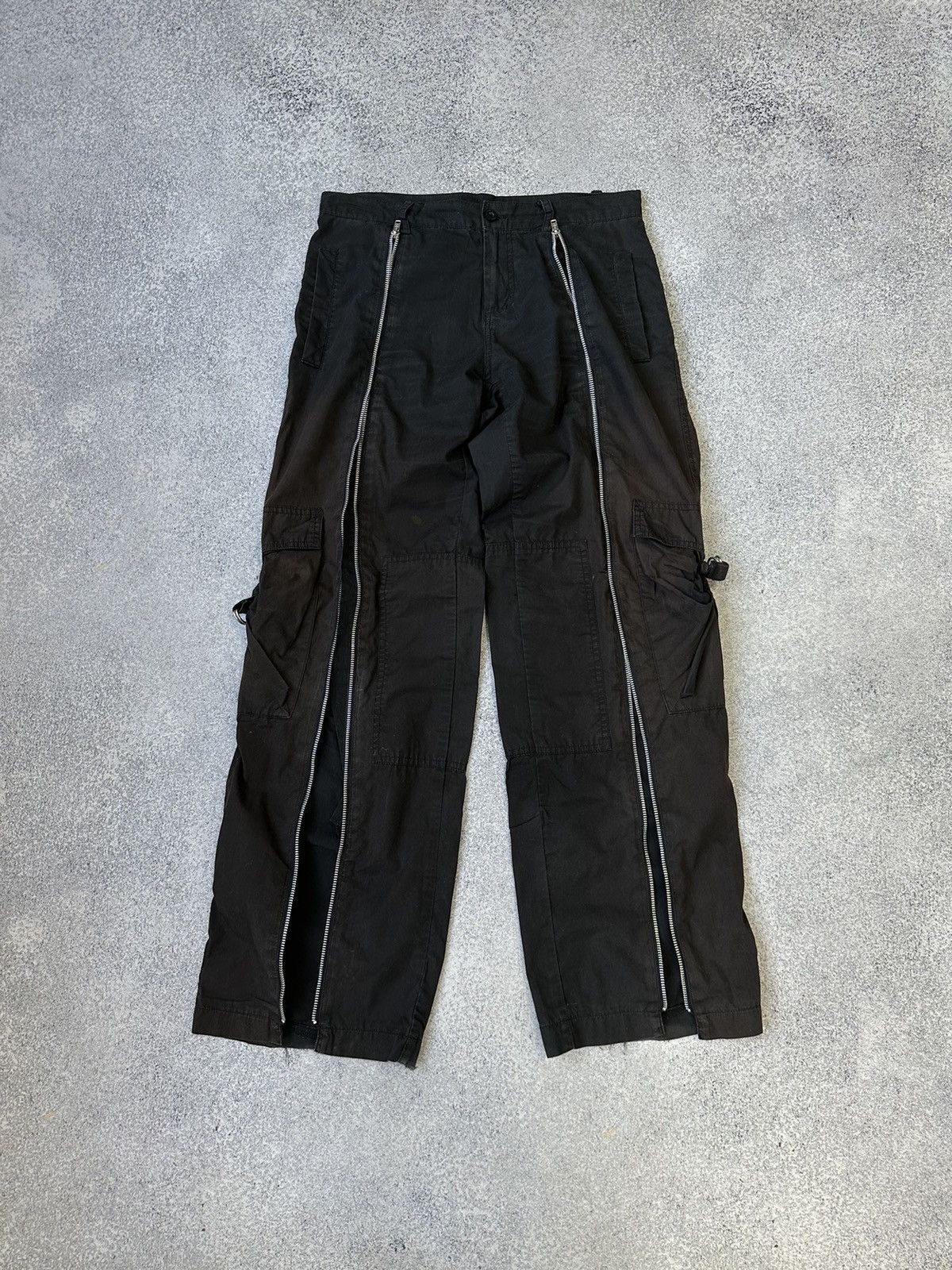 Japanese Brand × Vintage Vintage Rick Owens Style Archival Japanese Faded Pants Size US 32 / EU 48 - 11 Thumbnail