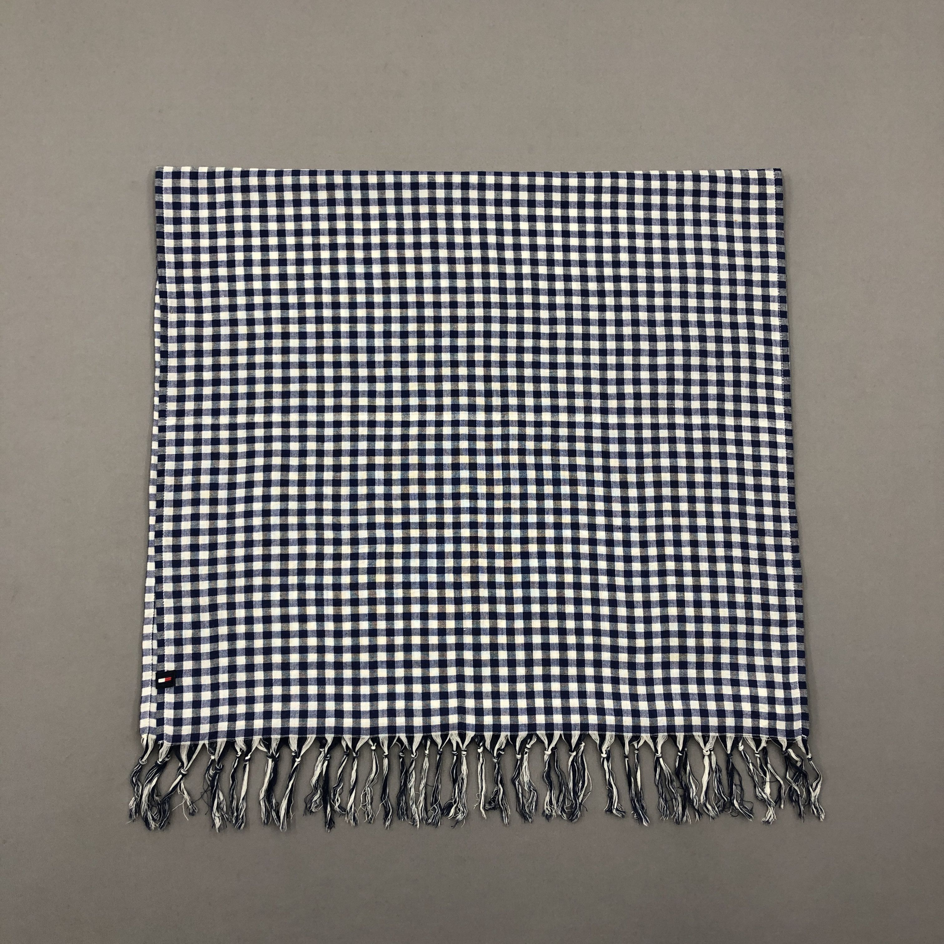 Tommy Hilfiger Vintage Tommy Hilfiger Scarf Muffler Wool Cashmere Scarves Size ONE SIZE - 2 Thumbnail