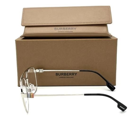 Burberry Authentic New BURBERRY MICHAEL BE1377 1005 Silver / Demo Len Size ONE SIZE - 2 Thumbnail
