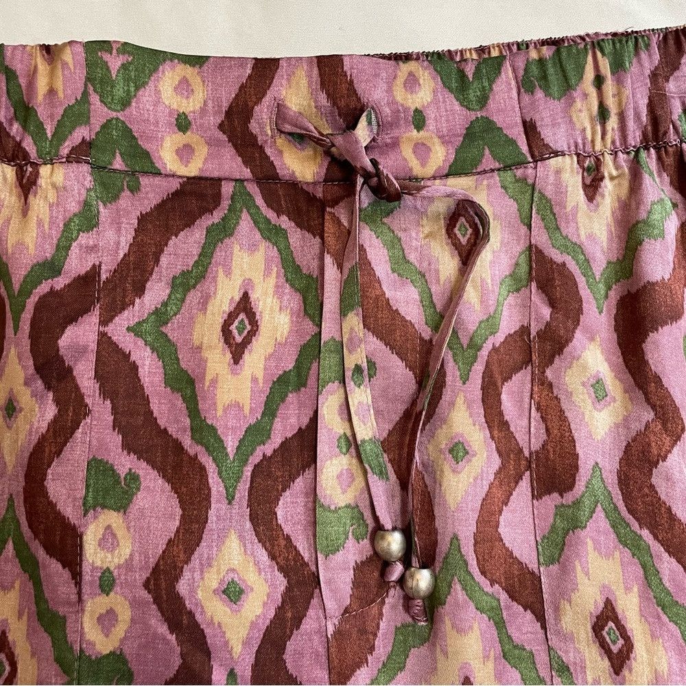 Zara New Zara Satin Viscose Elastic Waist Drawstring Pants Size Size 28" / US 6 / IT 42 - 4 Thumbnail
