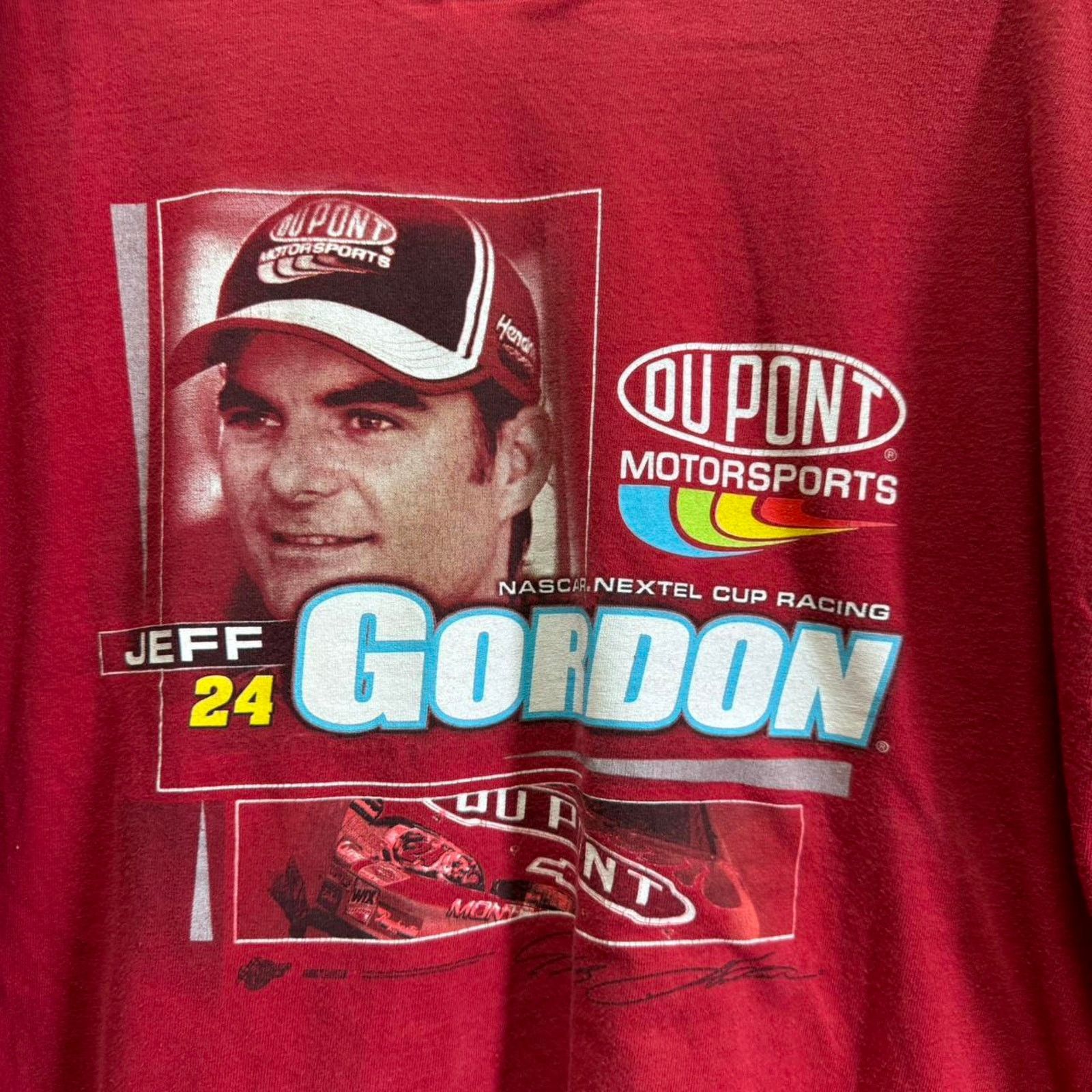 NASCAR × Vintage Vintage Y2K Jeff Gordon NASCAR Racing Race Car T-Shirt Size US XL / EU 56 / 4 - 6 Thumbnail