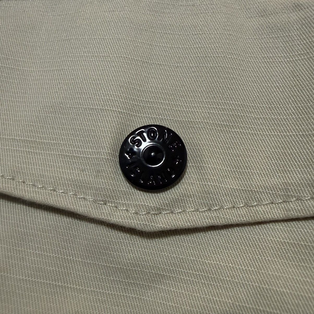 Stone Island Stone Island Garment Dyed Zip Shirt Size US XL / EU 56 / 4 - 4 Thumbnail