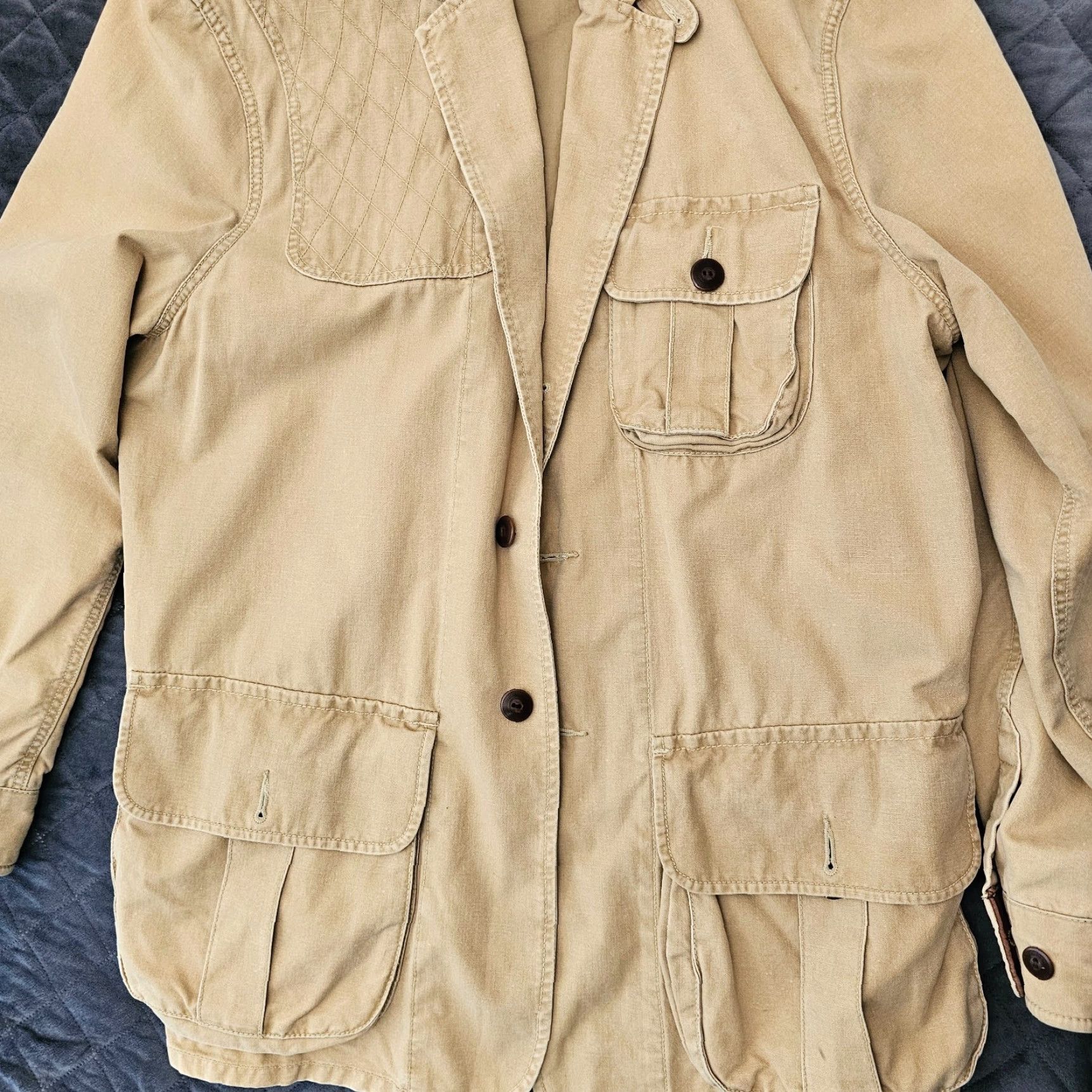 Polo Ralph Lauren Polo Ralph Lauren Field Jacket Size XL Canvas Leather Trim Sportsman Half Belt Size US XL / EU 56 / 4 - 5 Thumbnail