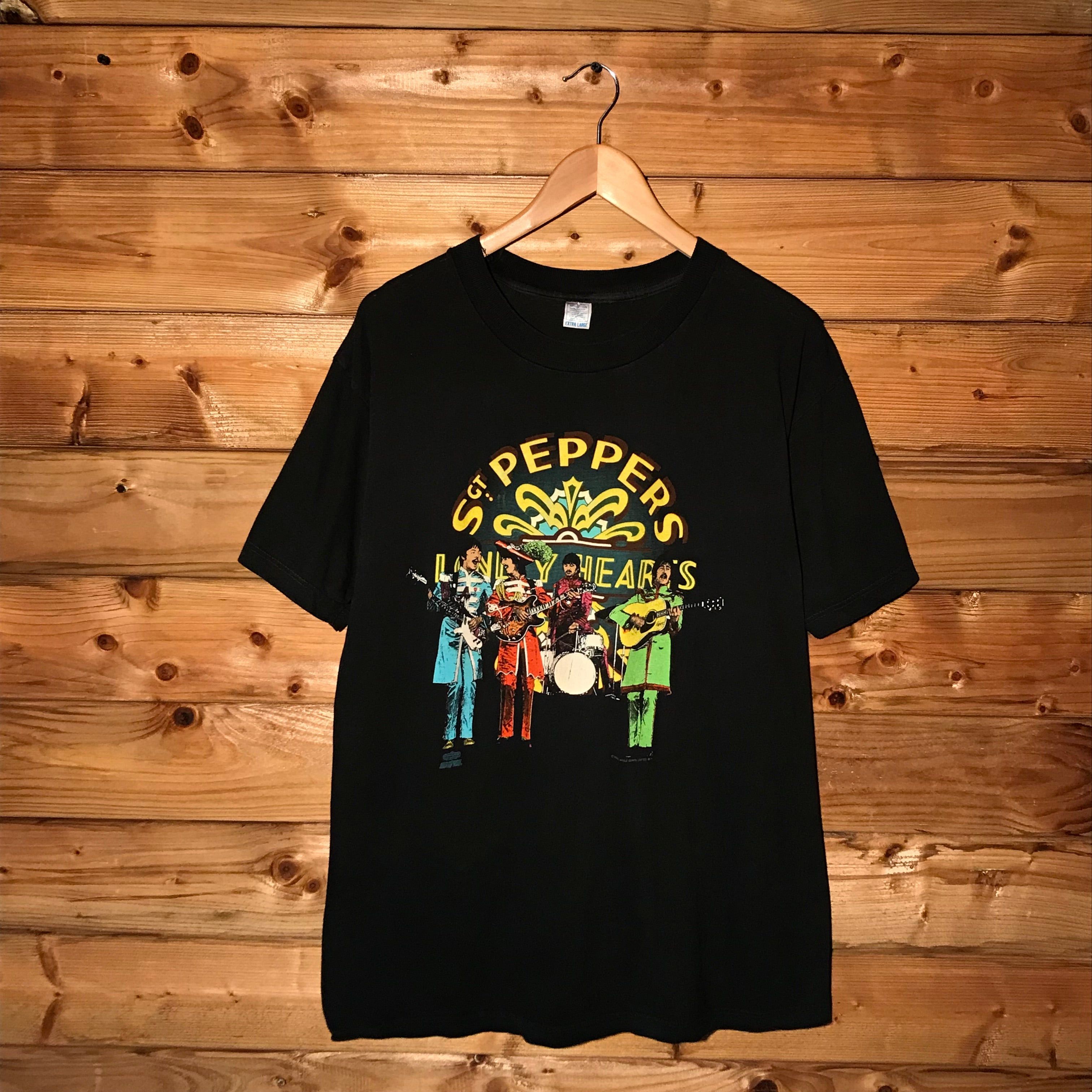 Band Tees × Vintage 1992 The Beatles Sgt. Pepper's Lonely Hearts 25th Ann tee Size US XL / EU 56 / 4 - 1 Thumbnail