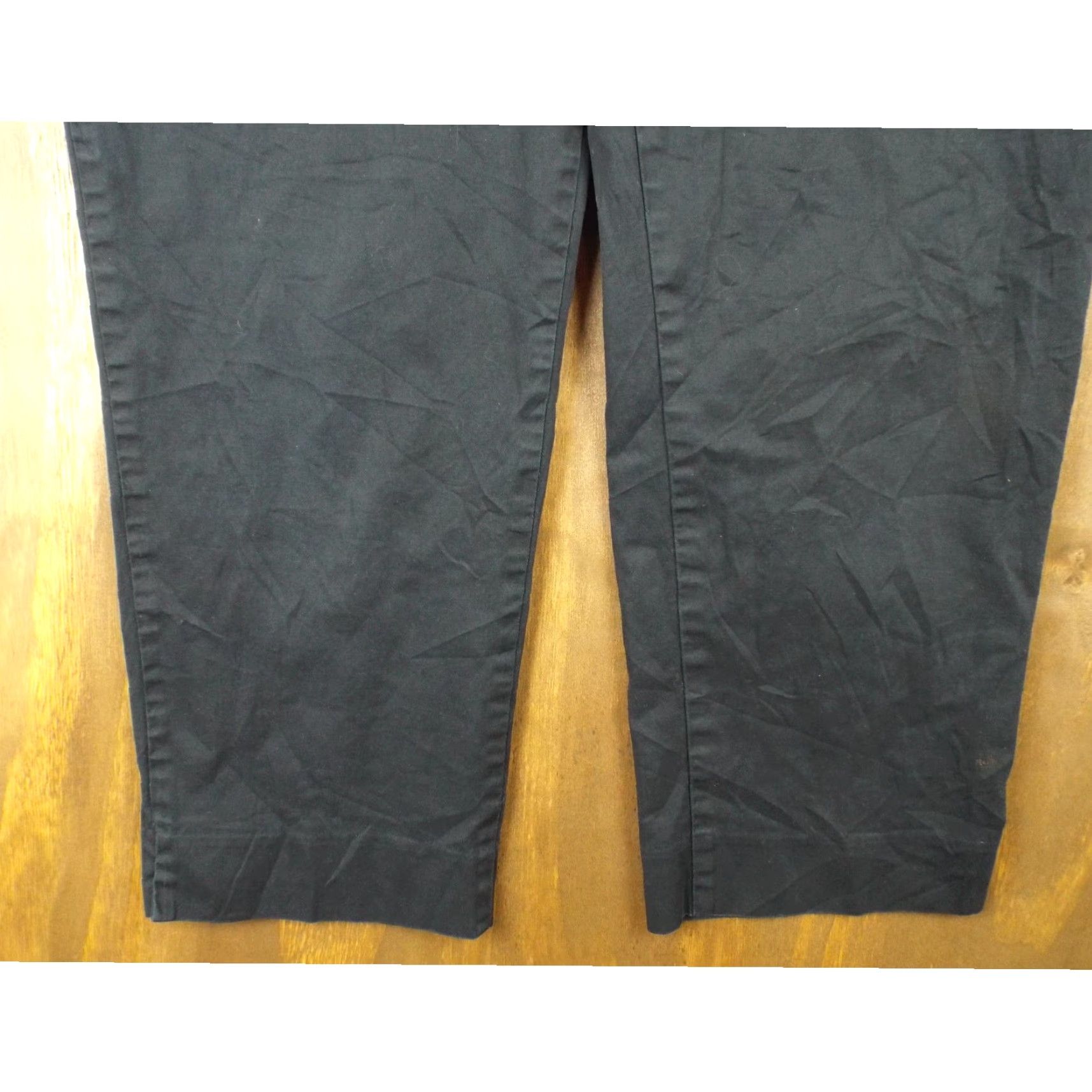 Talbots VINTAGE Talbots Womens Pants Black High Rise Straight Leg Chino Capris Stretch 16 Size 38" / US 16 / IT 52 - 3 Thumbnail