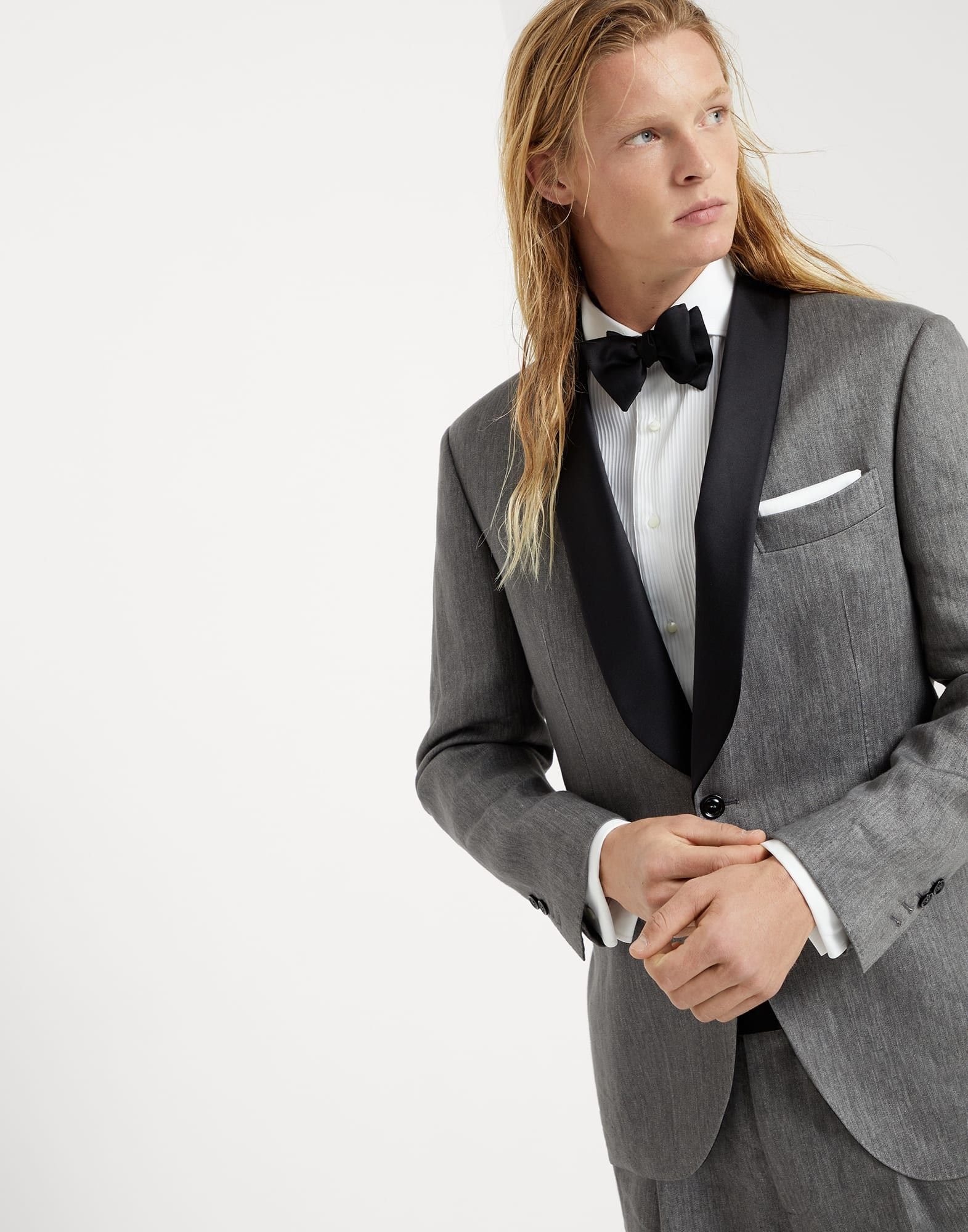Brunello Cucinelli Suit in Medium Grey Size US XL / EU 56 / 4 - 3 Thumbnail