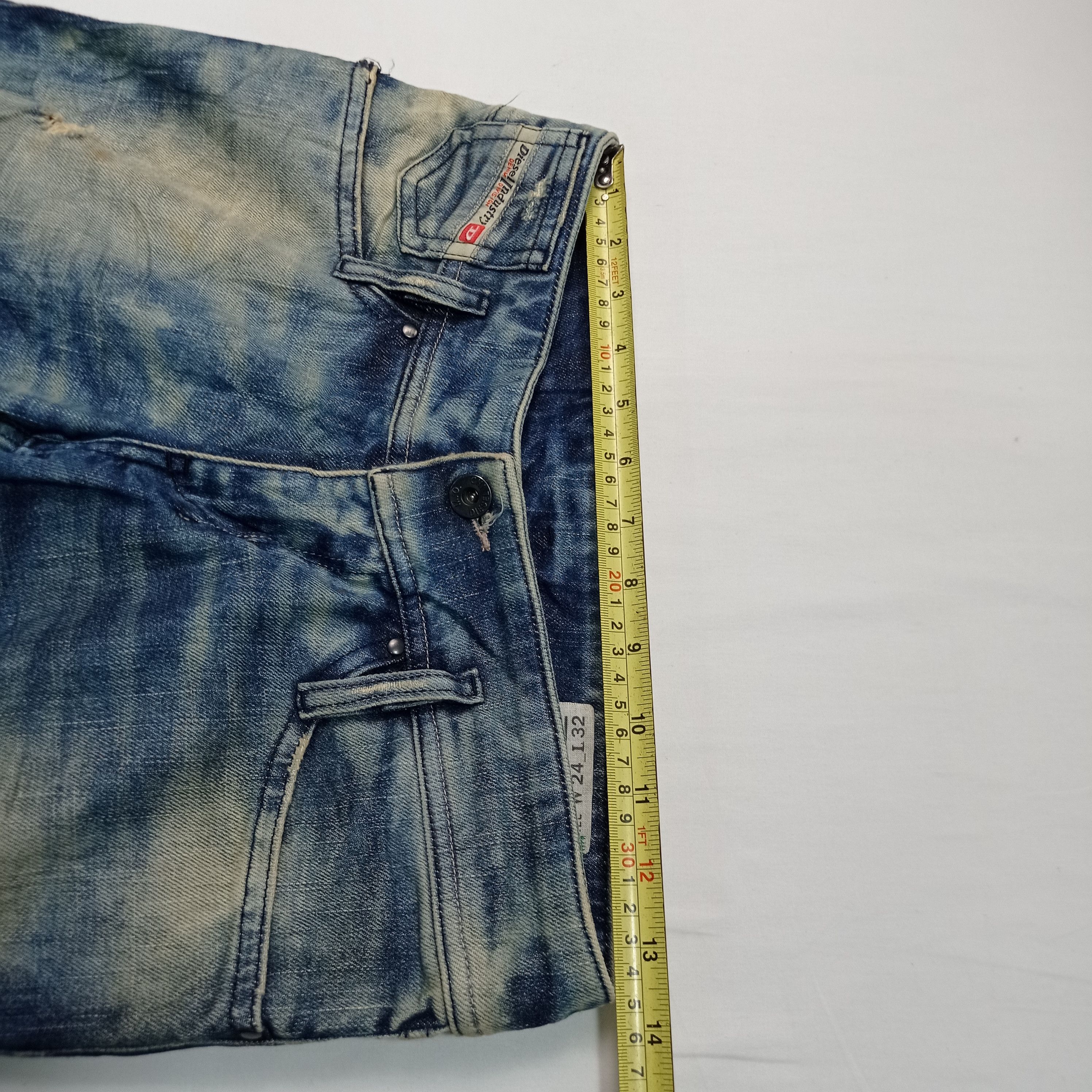 Diesel 🔥Rare Diesel Matic Distressed Jeans Pants Size 26" / US 2 / IT 38 - 24 Thumbnail