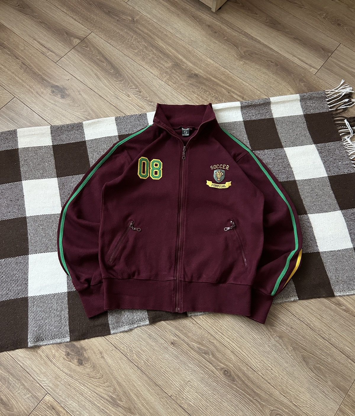 Vintage Vintage Soccer Portugal 🇵🇹zip-sweatshirts mens football Size US S / EU 44-46 / 1 - 1 Thumbnail