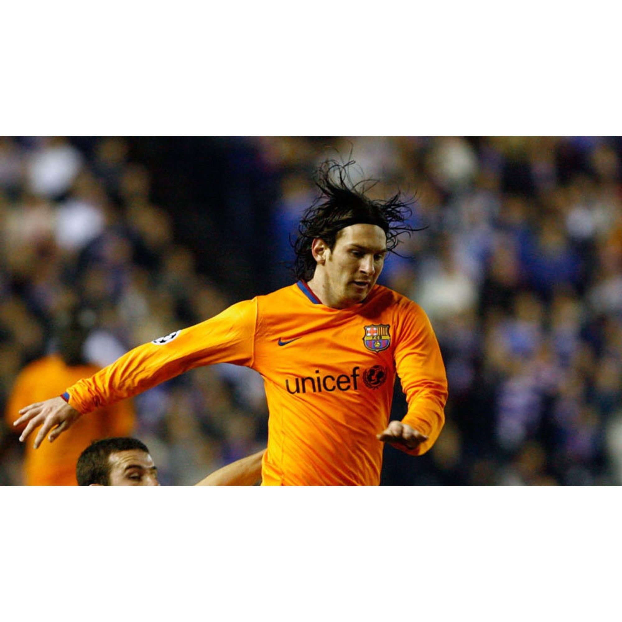 Nike Messi Barcelona 2007 2008 Third Long Sleeve Soccer Jersey M Size US M / EU 48-50 / 2 - 9 Thumbnail