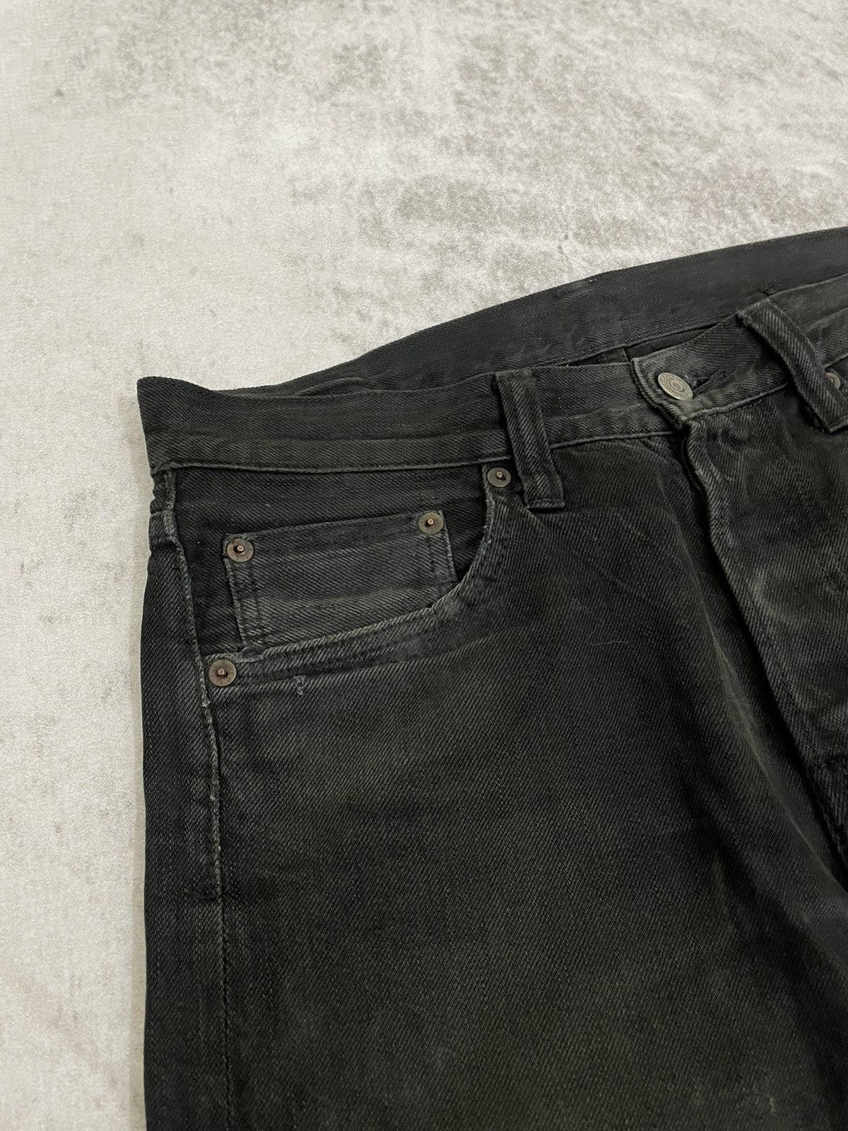 Buzz Rickson's 2000s- Sugar Cane Toyo Enterprise Black Denim Size US 30 / EU 46 - 3 Thumbnail