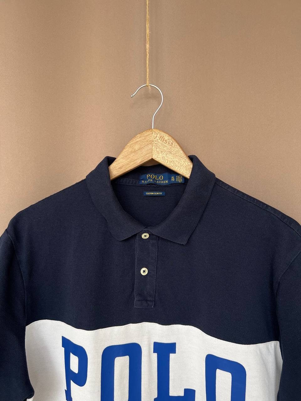 Polo Ralph Lauren Polo Ralph Lauren Spellout Big Logo Polo Shirt Mens XL Slim Size US XL / EU 56 / 4 - 2 Thumbnail