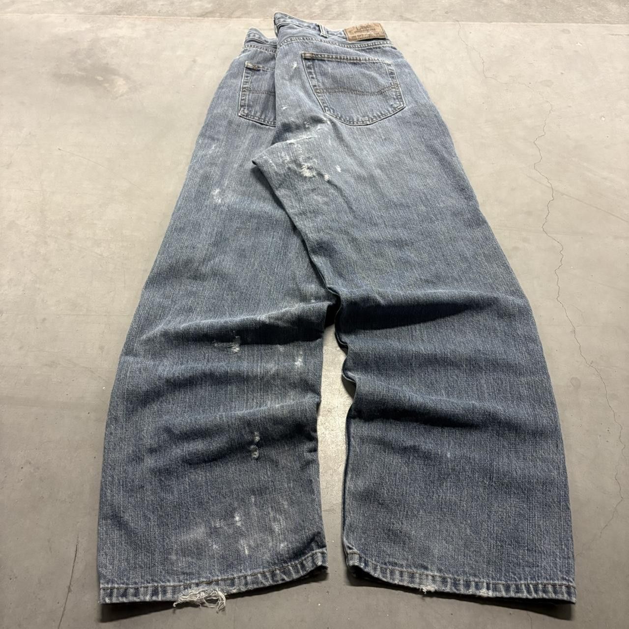 Vintage Crazy Vintage Y2K/2000s Baggy Skater Style Dark Blue Wash Streetwear Grunge Denim Jeans! Size US 36 / EU 52 - 6 Thumbnail