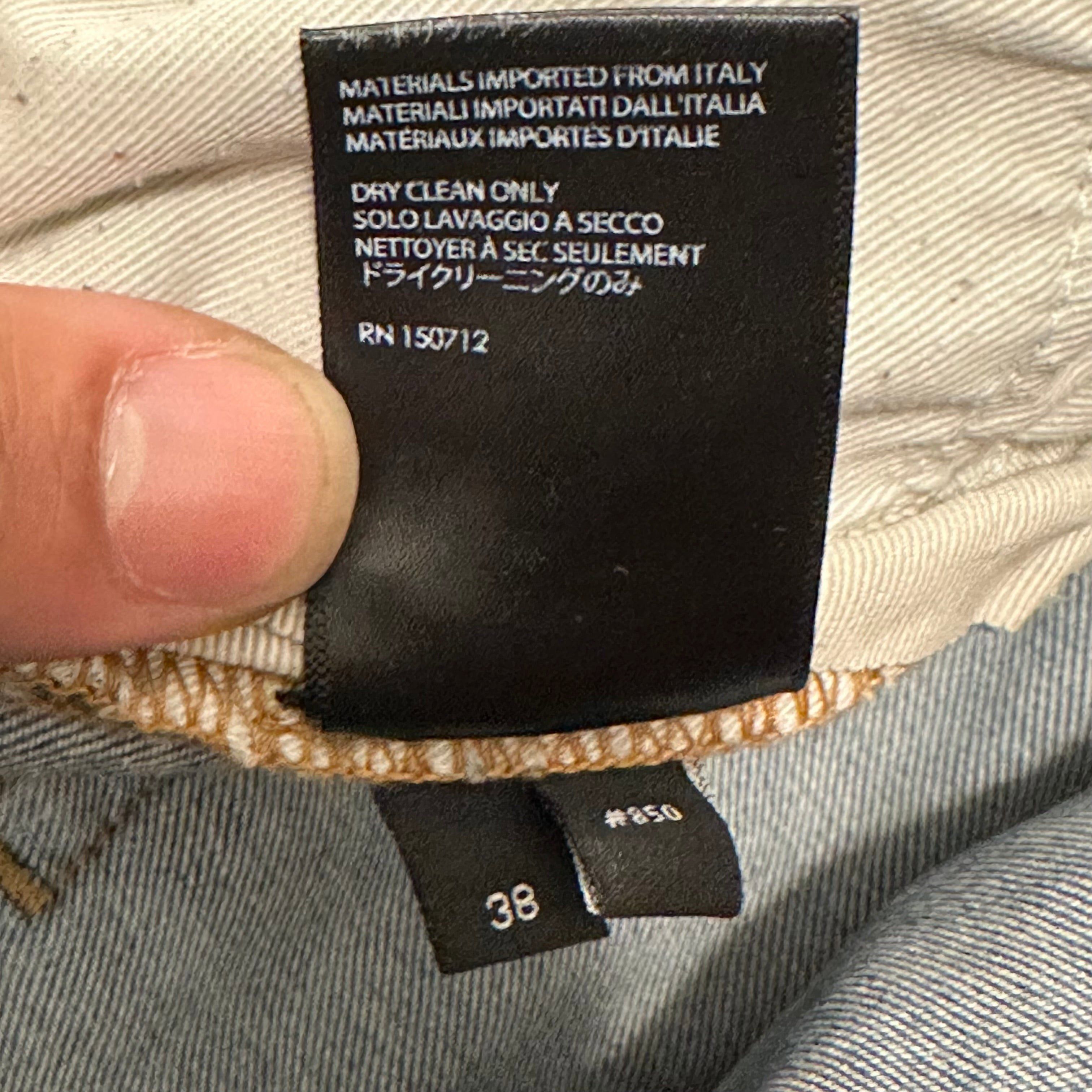 Amiri Amiri Quilted Patches Blue Denim Jeans Sz 38 Size US 38 / EU 54 - 5 Thumbnail