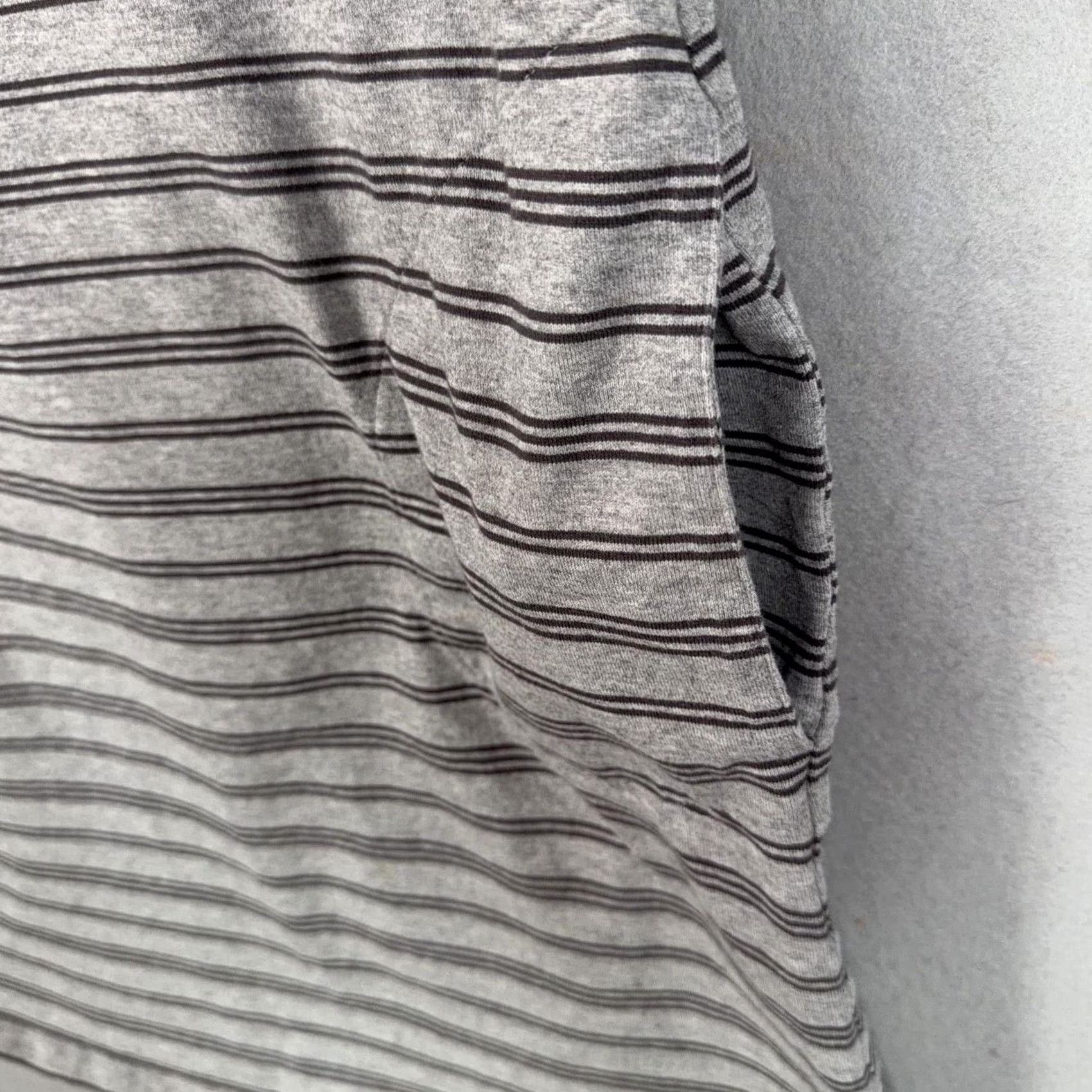 Vintage Garnet Hill Dress Womens 4 Gray Stripe 3/4 Sleeve T Shirt Pockets Organic Jersey Shirt Dress Women Size S / US 4 / IT 40 - 4 Thumbnail