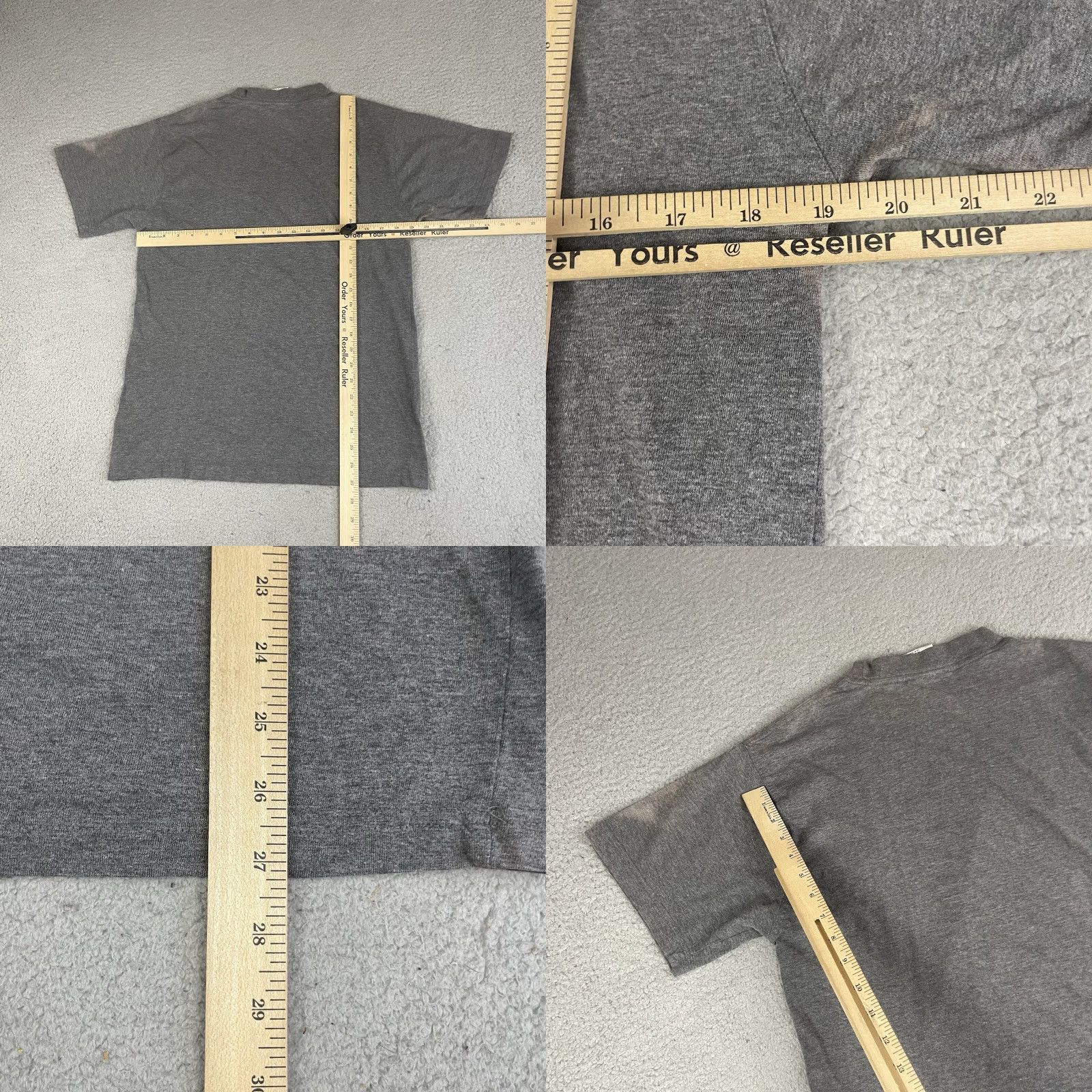 Adidas VINTAGE adidas Shirt Adult M Gray Trefoil Logo Sun Faded Grunge Distressed 90s Retro Men's T-Shirt Cotton Crew Neck Short Sleeve Logo Size US M / EU 48-50 / 2 - 8 Thumbnail
