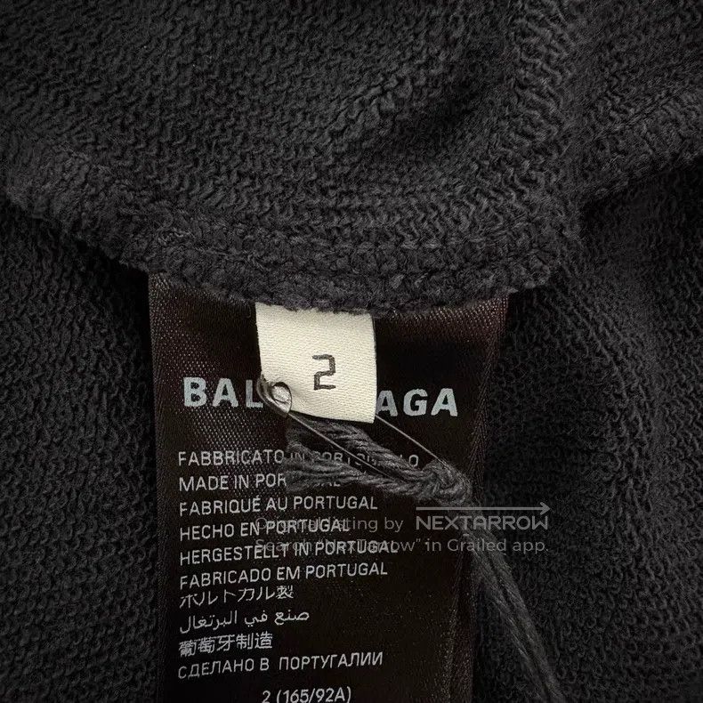 Balenciaga Balenciaga Sunset Tower Pattern Graffiti Black Hoodie Size US M / EU 48-50 / 2 - 5 Thumbnail