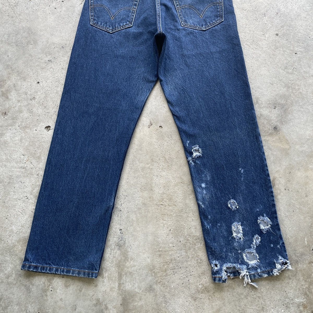 Levi's W32x29 Vintage Levi’s 505 THRASHED Jeans Pants Denim Size US 32 / EU 48 - 11 Thumbnail