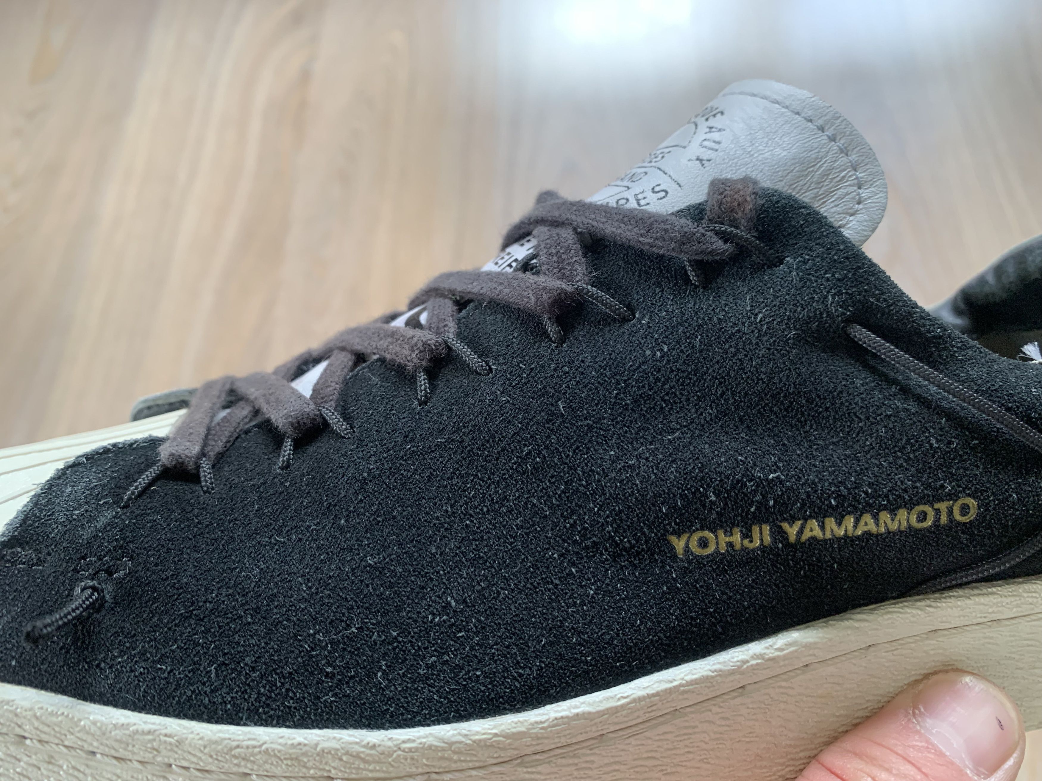 Adidas × Y-3 Adidas Superstar Y-3 Super Knot Core Black White Sneakers Size US 8 / EU 41 - 10 Thumbnail