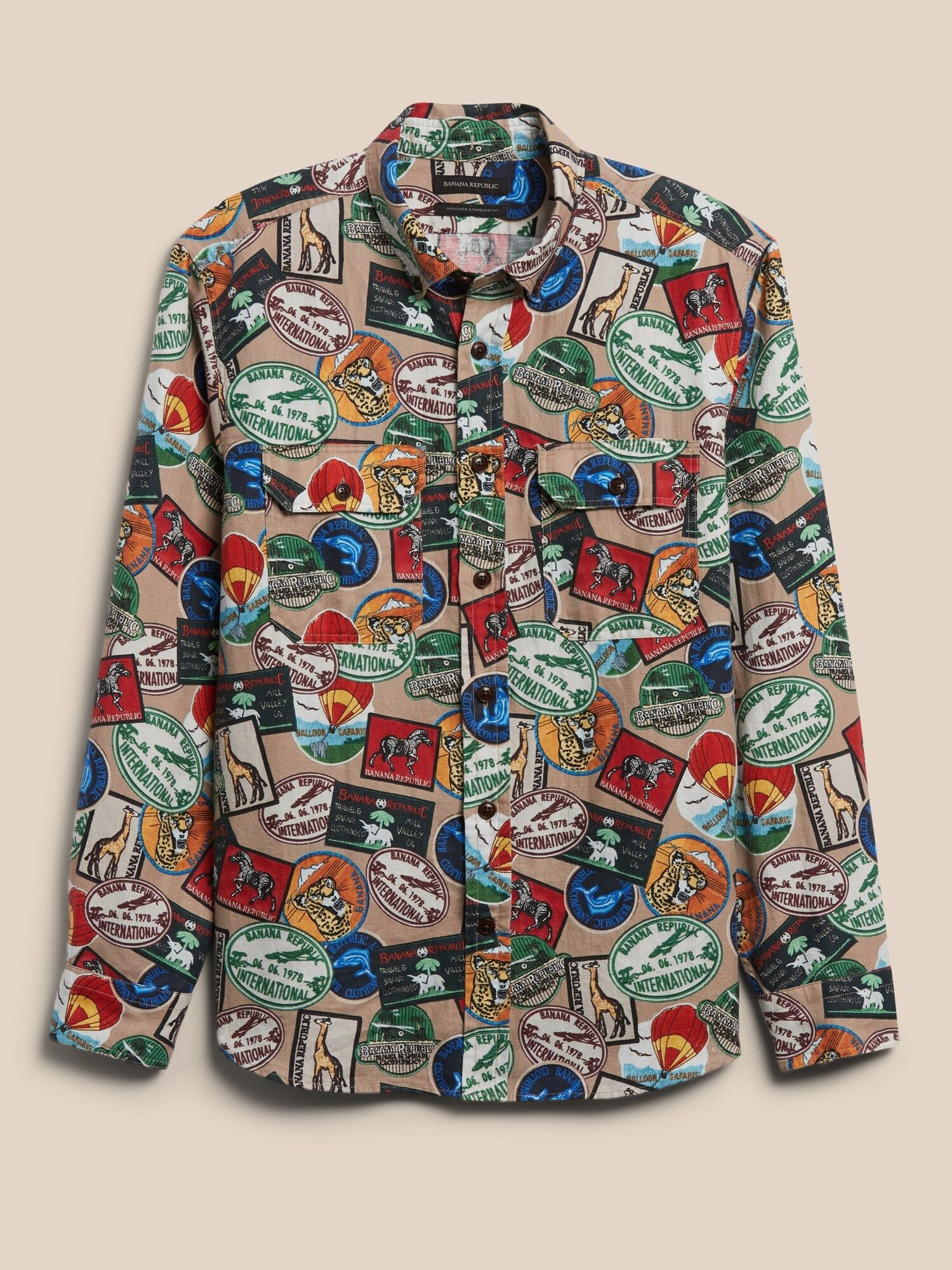Banana Republic Banana Republic : Medium : Patchwork Expedition Shirt Size US M / EU 48-50 / 2 - 1 Thumbnail