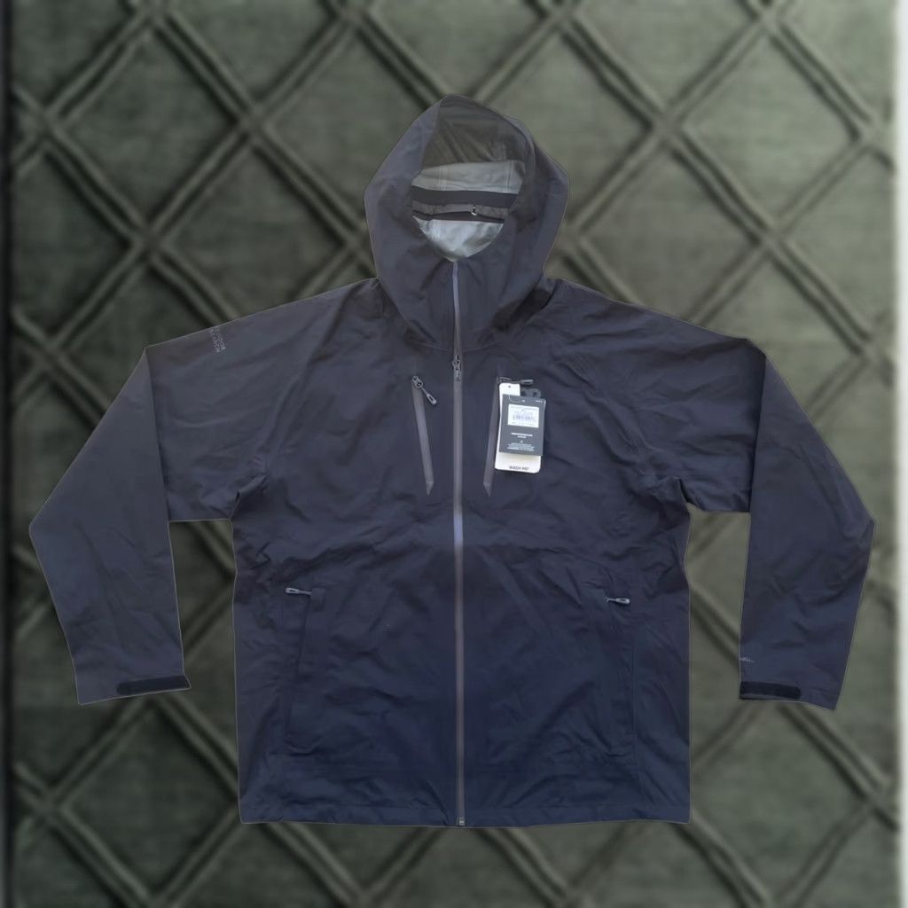 Outdoor Research Men's 2XL Lightweight Rain Jacket Hooded Zip