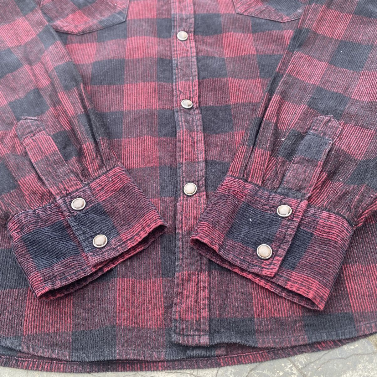 If Six Was Nine WATER BACK Snap Button Western Corduroy Shirt Size US M / EU 48-50 / 2 - 6 Thumbnail