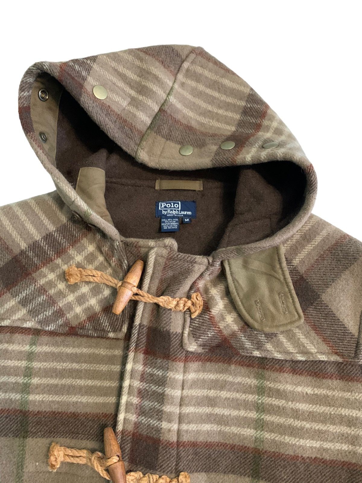 Polo Ralph Lauren Ralph Lauren Calhoun Plaid Wool Blend Duffer LongCoat Size US M / EU 48-50 / 2 - 22 Thumbnail