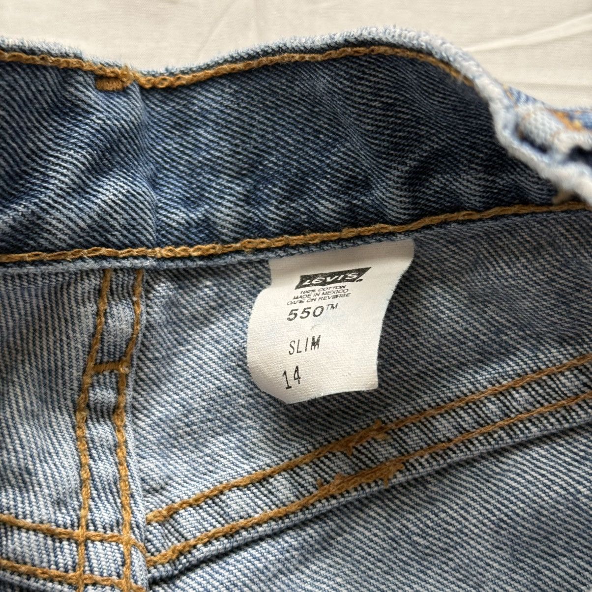 Levi's Vintage Clothing Levi’s 550 Slim Fit Jeans Youth Girls – Size 14 Medium Wash Size 36" / US 14 / IT 50 - 14 Thumbnail