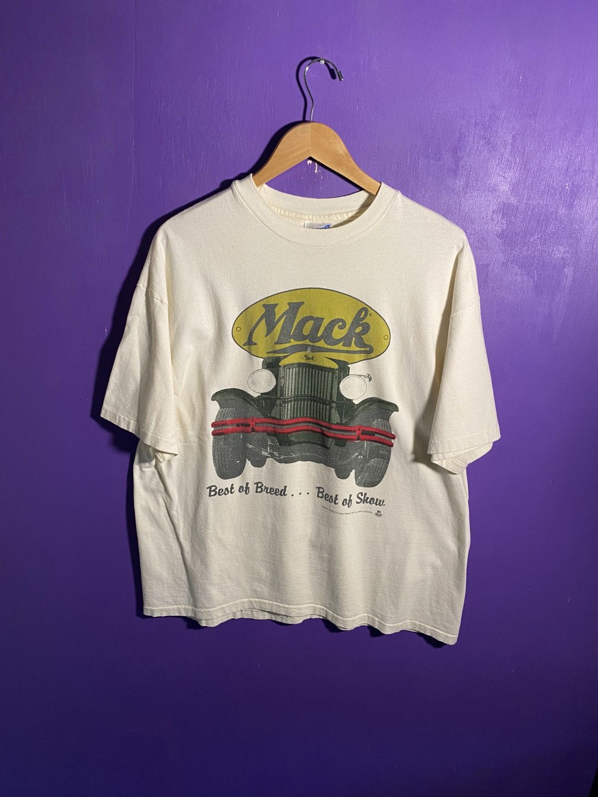 Vintage 90s Mack trucks best of show t-shirt