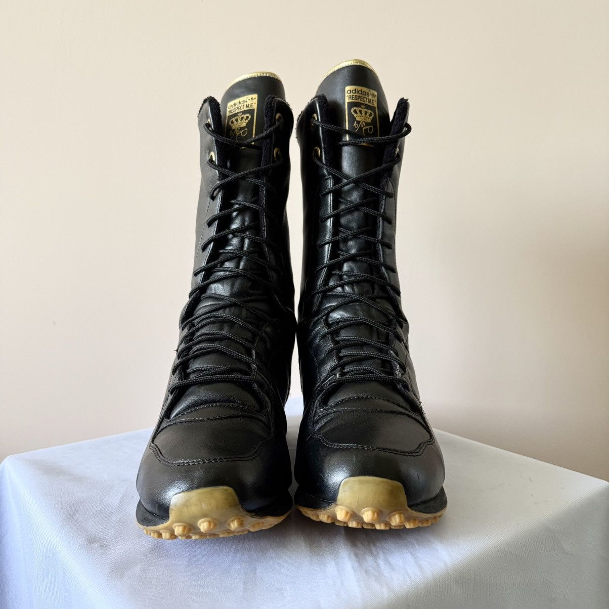 Adidas Adidas Missy Elliott Fur Leather Moto Boxing Shoes Boots Y2K Size US 10.5 / IT 40.5 - 3 Thumbnail