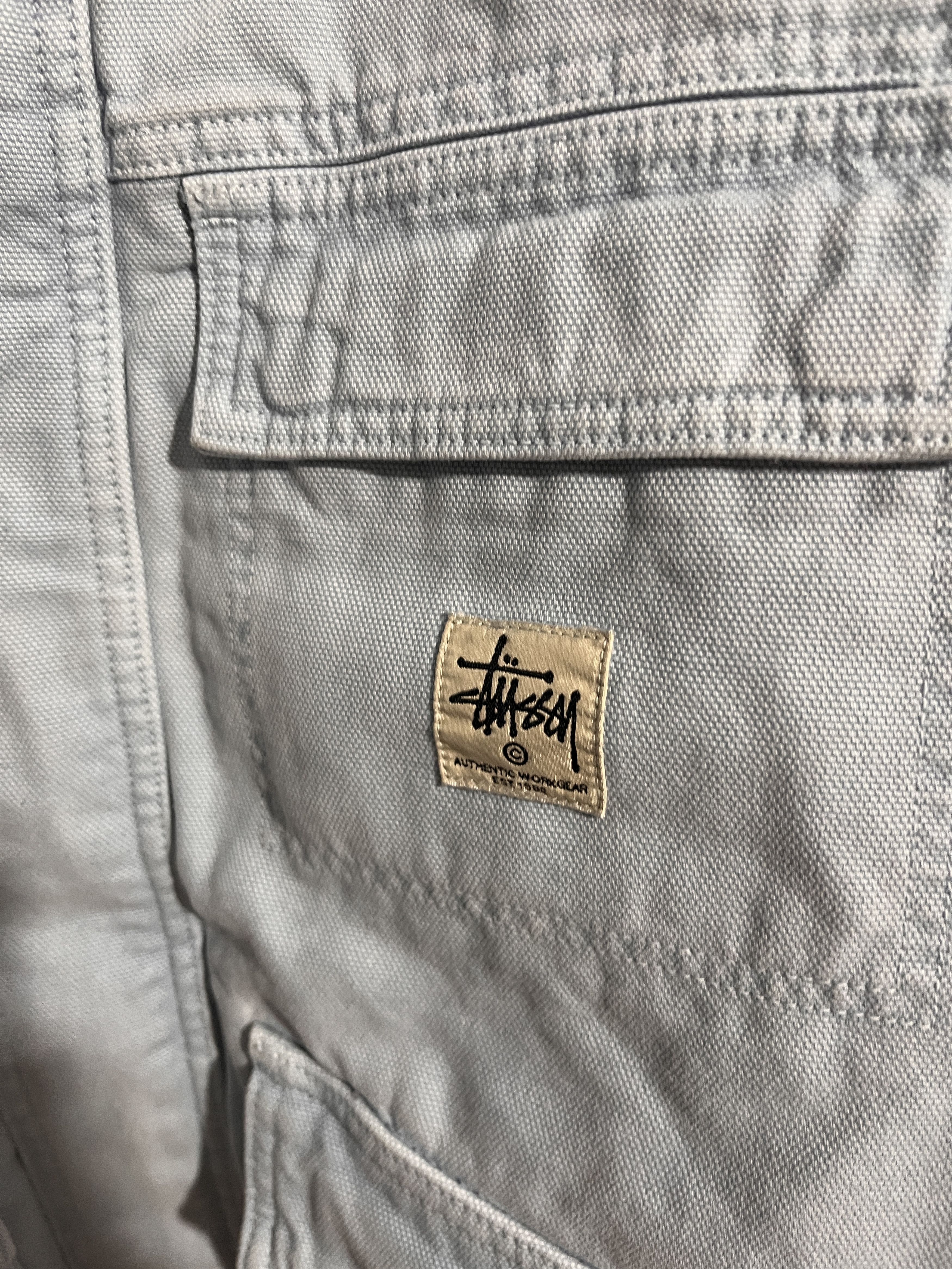 Stussy STUSSY SHOP JACKET WASHED CANVAS Size US M / EU 48-50 / 2 - 7 Thumbnail