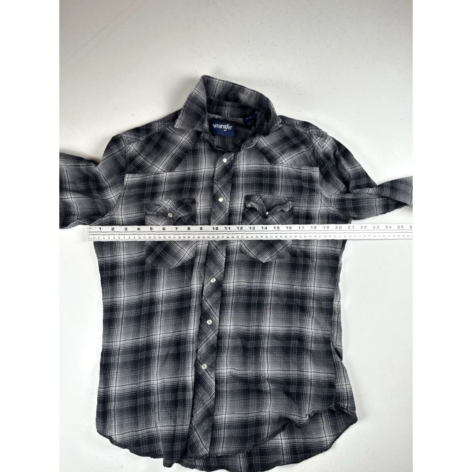 Wrangler Wrangler Shirt Mens Medium Western Pearl Snap Flannel Plaid Multicolor Long Sleeve Button-Up Snap Mens Size US M / EU 48-50 / 2 - 3 Thumbnail