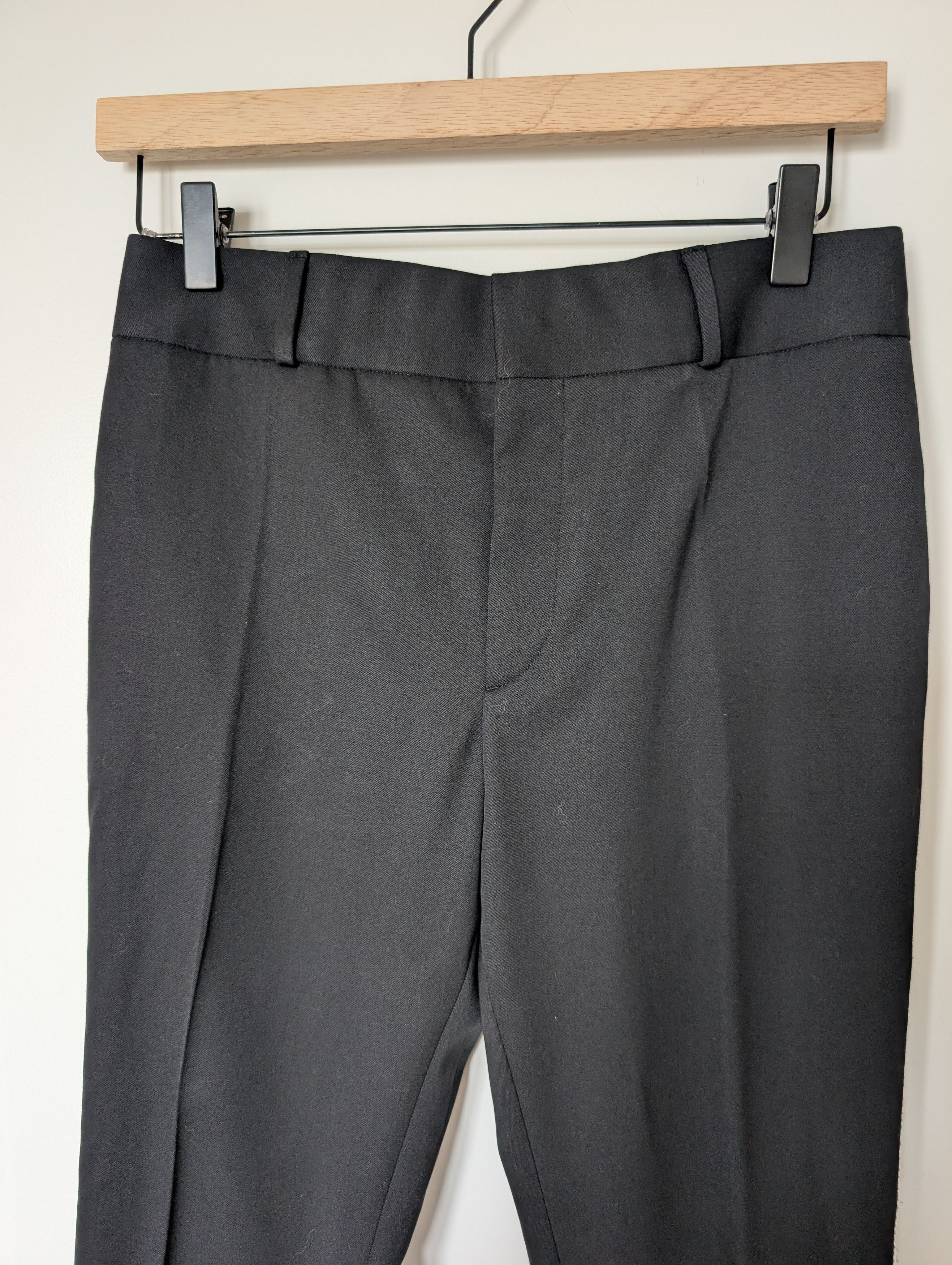 Saint Laurent Paris NWT Saint Laurent Paris Wool Tuxedo Trousers with Stripe Size 25" / US 0 / IT 36 - 13 Thumbnail