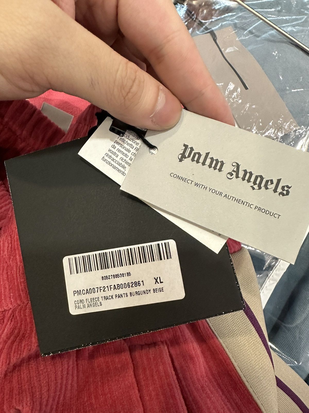 Designer × Palm Angels Palm Angels Pink and Tan Full Tracksuit Size US XL / EU 56 / 4 - 9 Thumbnail