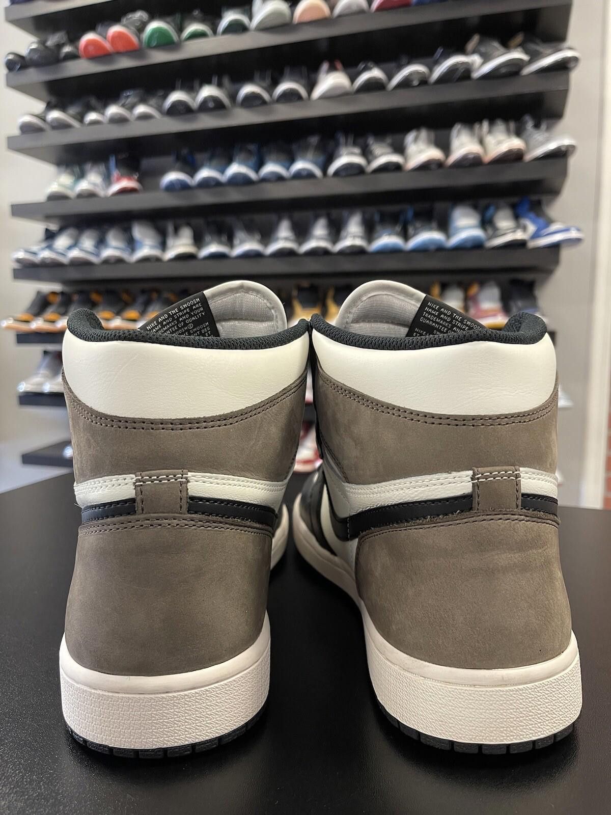 Jordan Brand Size 12 - Nike Air Jordan 1 Retro High Top Sail Black Mocha Size US 12 / EU 45 - 10 Thumbnail