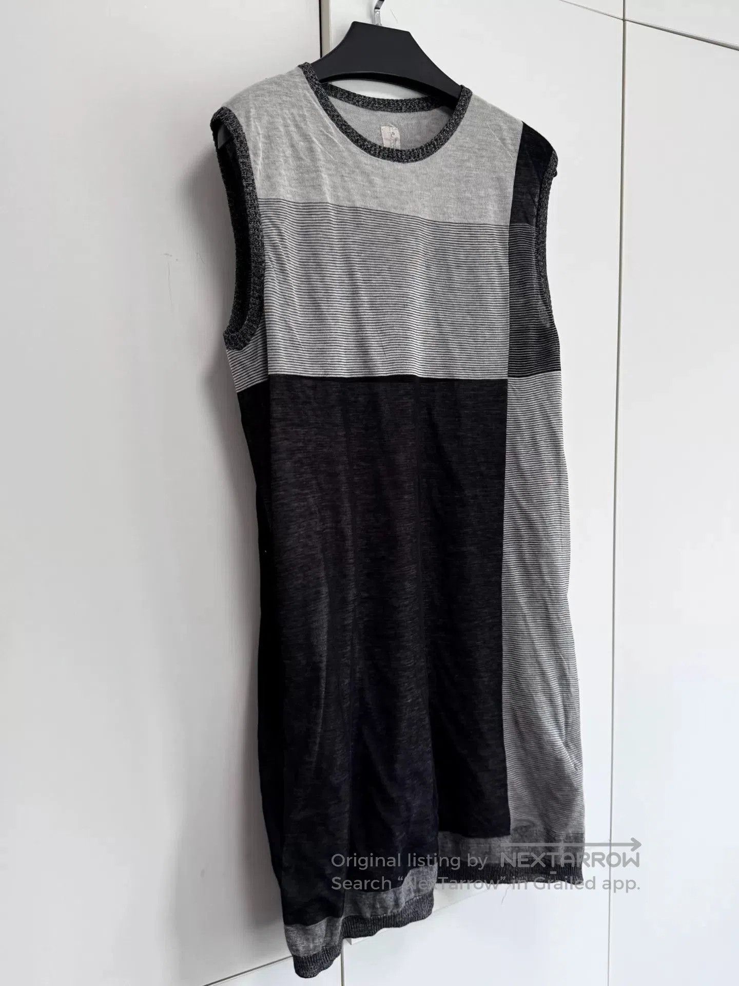 Rick Owens Rick Owens 2014 B&W Colorblock Vest. Size S / US 4 / IT 40 - 2 Thumbnail