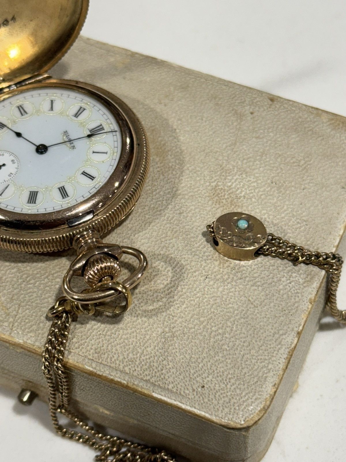 Elgin National Watch Company Vintage 1890s Elgin Gold Filled Pocket Watch Size ONE SIZE - 7 Thumbnail