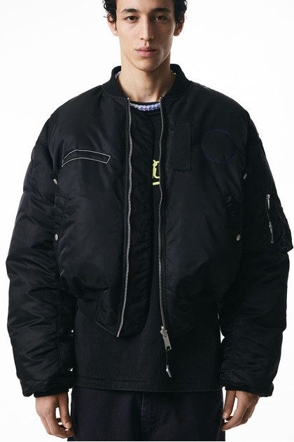 Heron Preston H2 Heron Preston X H&M Reversible Flight Bomber Jacket Size US XL / EU 56 / 4 - 4 Thumbnail