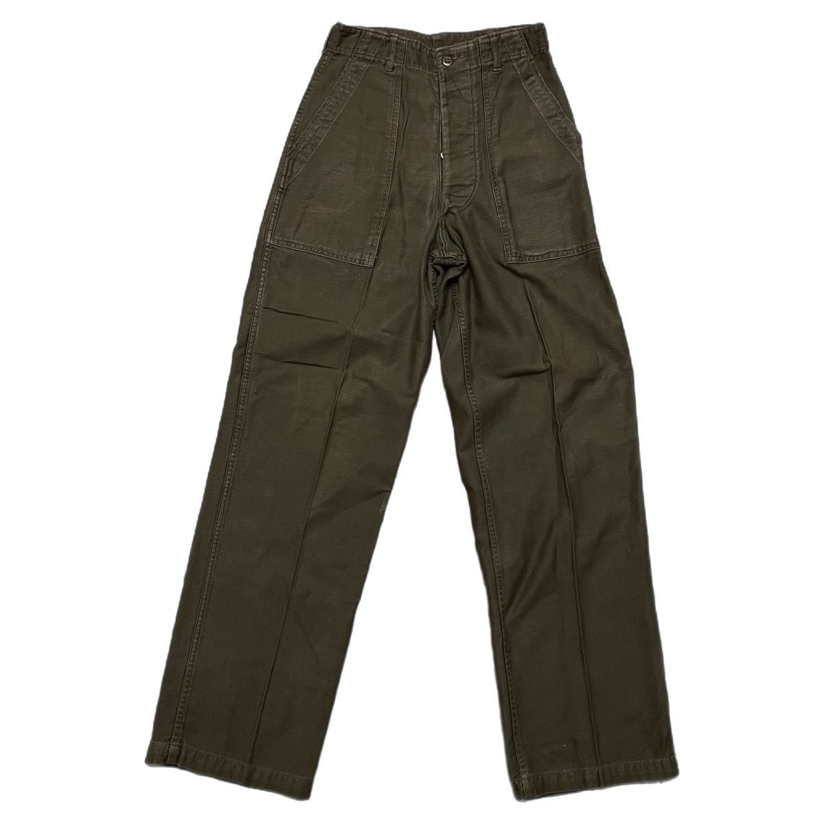 image of Archival Clothing x Military Vintage 50’S U.s. Military Og-107 Korean War Era Pants in Green (Size 