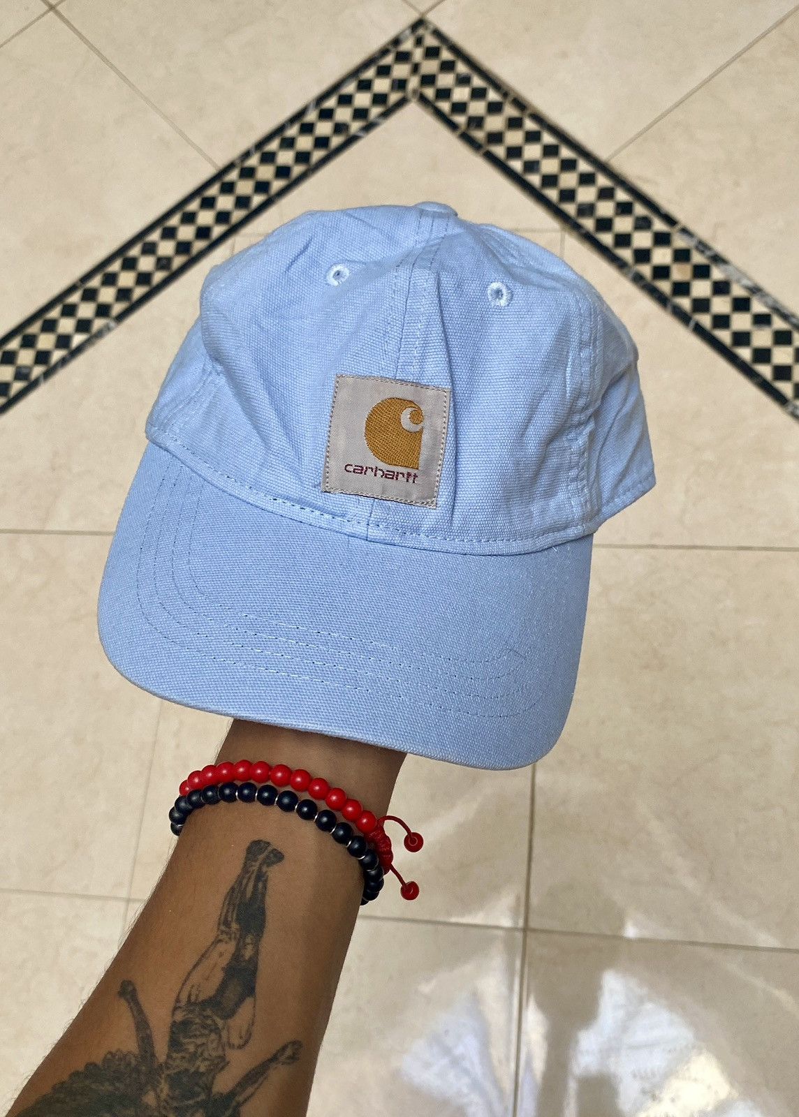 Carhartt Canvas 6-Panel Cap - Icy Water Size ONE SIZE - 1 Thumbnail