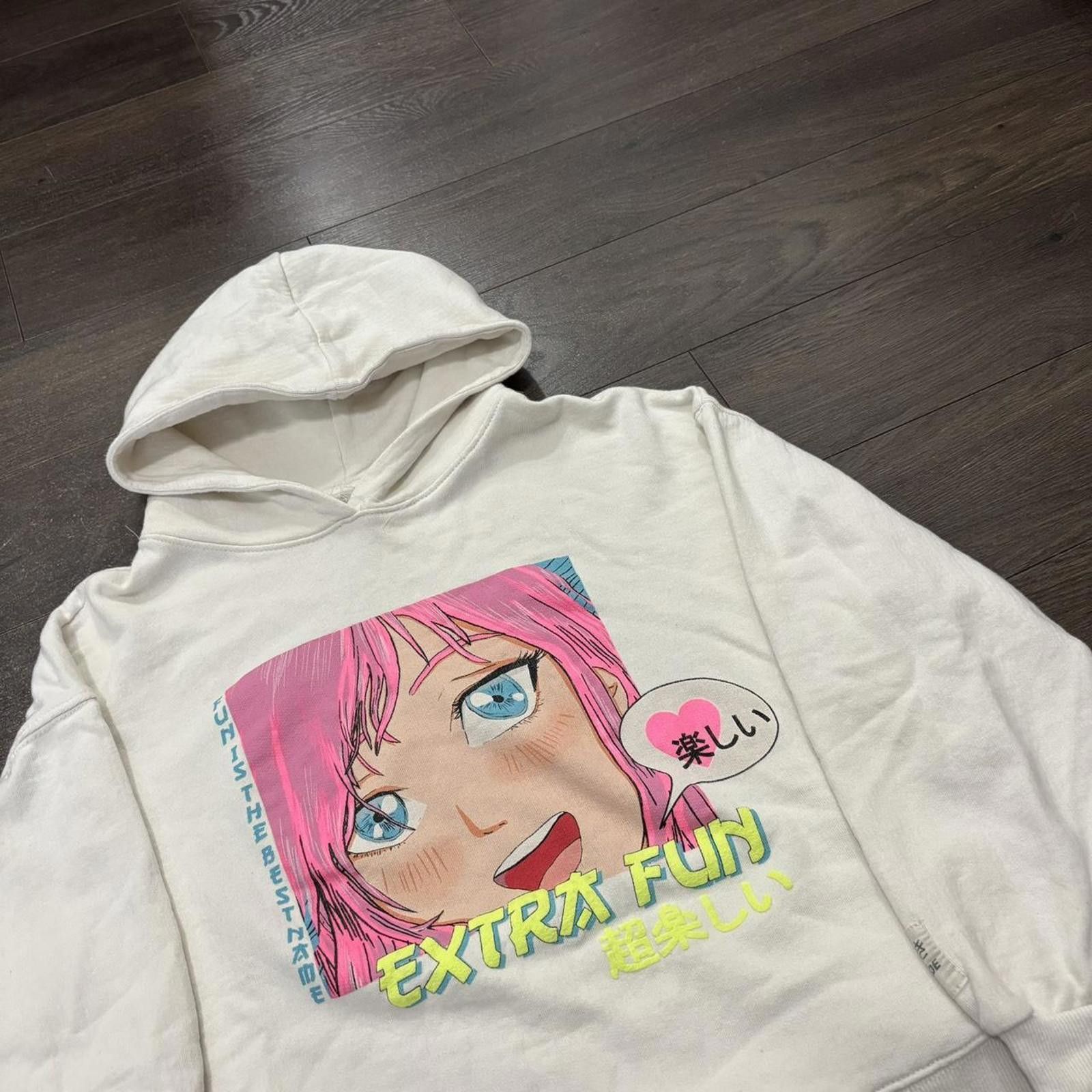 Other fun is the best extra fun anime hoodie M Size M / US 6-8 / IT 42-44 - 1 Thumbnail